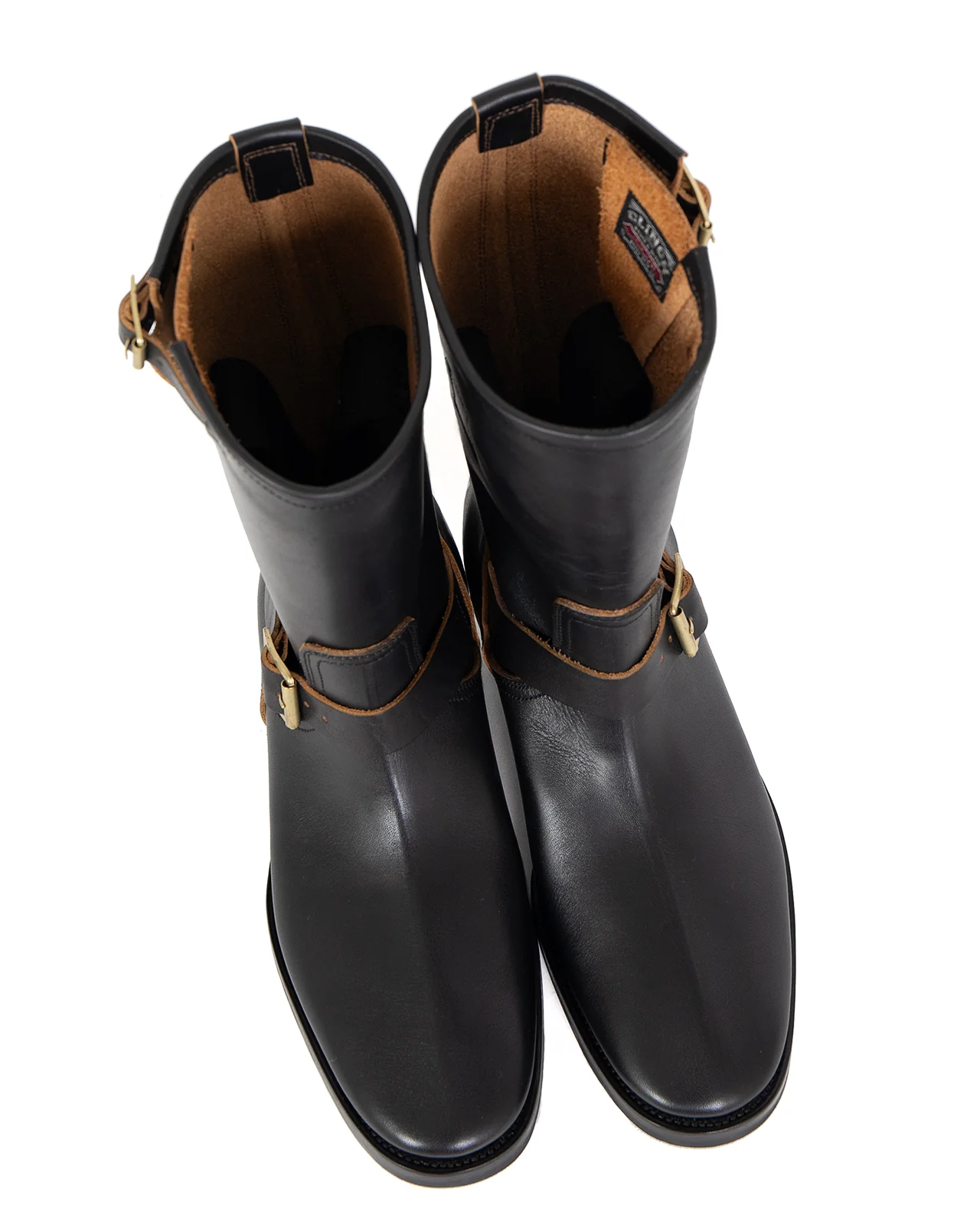 Clinch Engineer Boots, CN-Standard Last, Soft Toe, Gustave Cowhide, Black (Tea Core) - Image 3