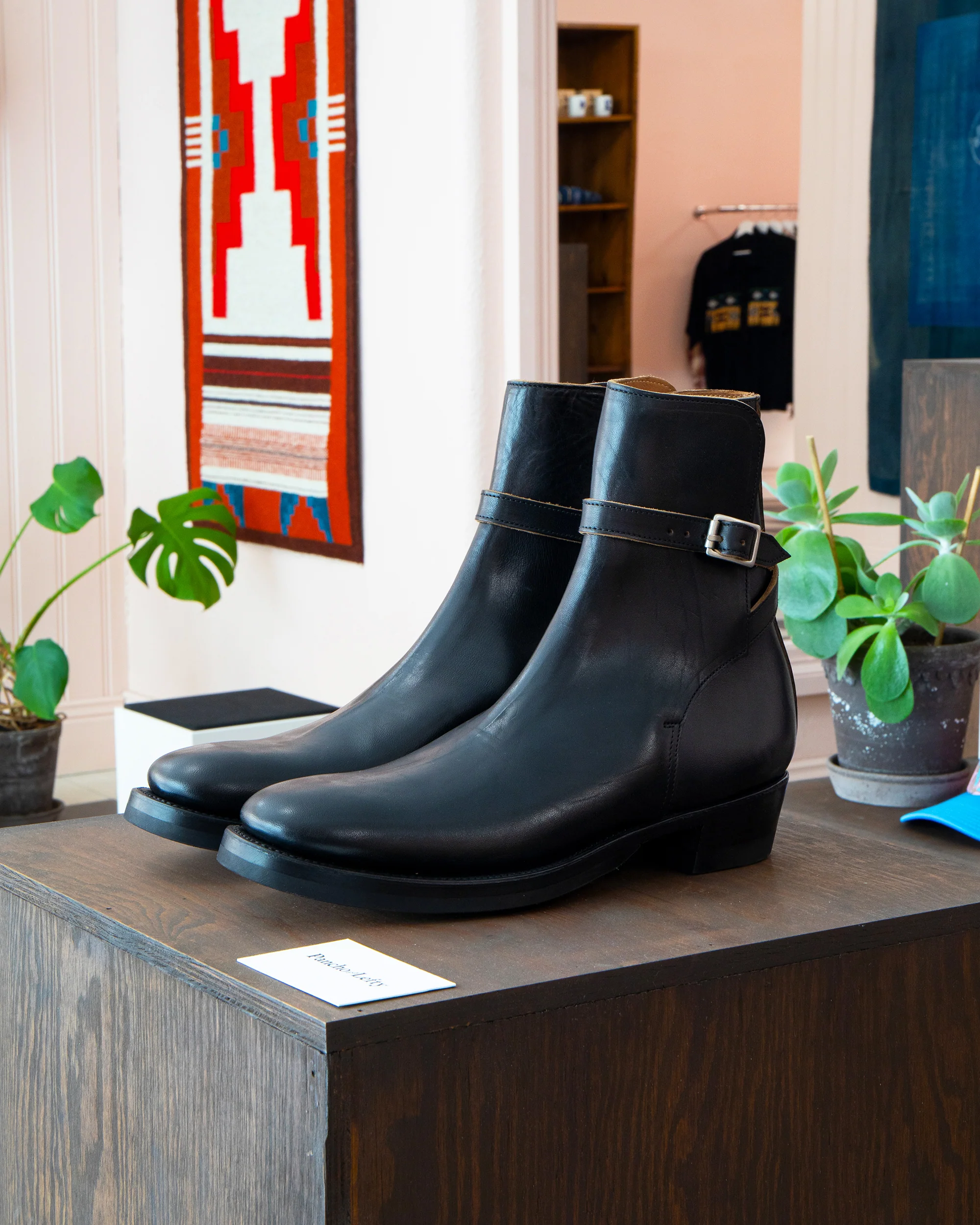Clinch Jodhpur Boots, CN Last, Horsebutt Overdye Black - Image 6
