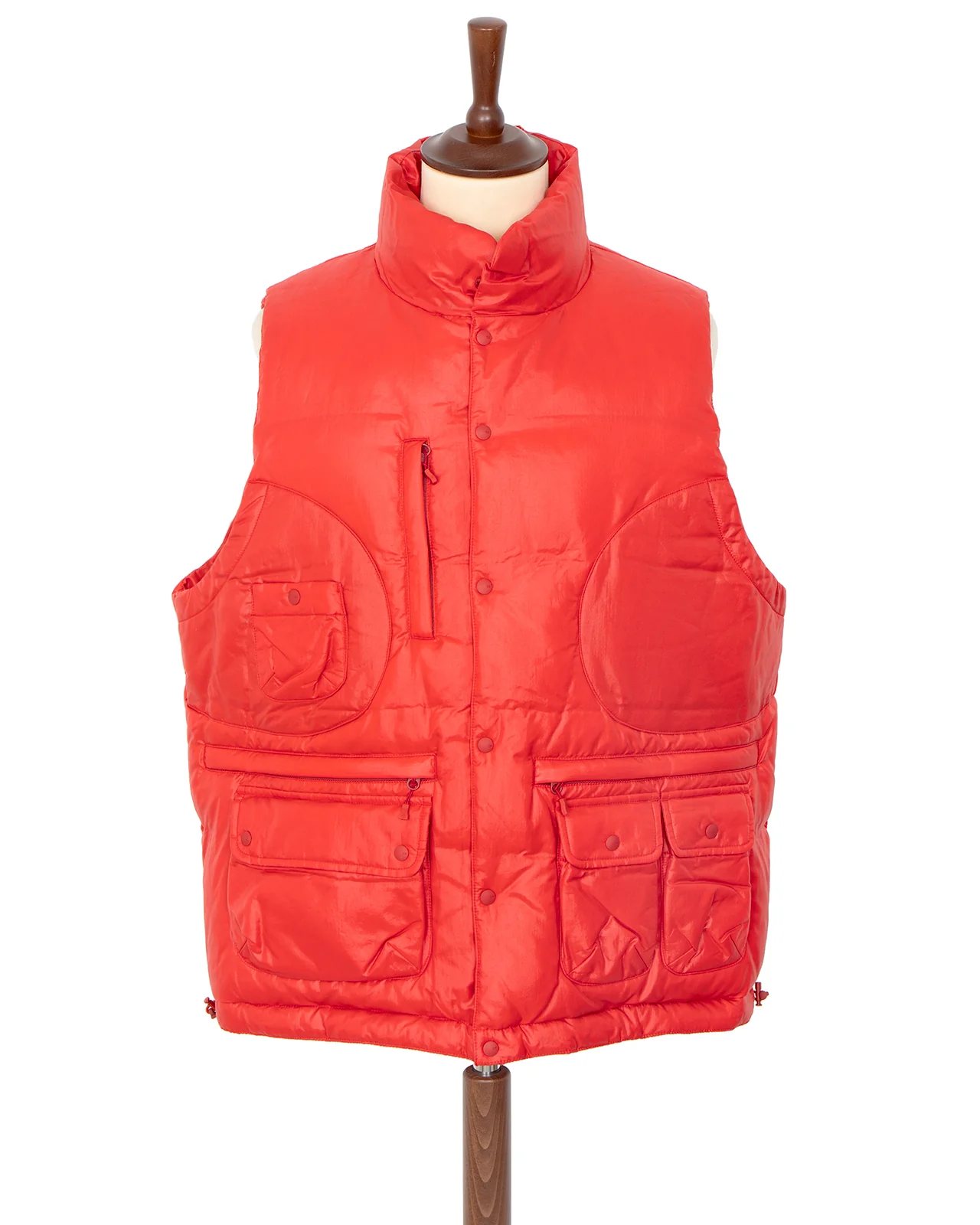 Daiwa Pier39 Tech Climbers Down Vest, Red (Reversible) - Image 3