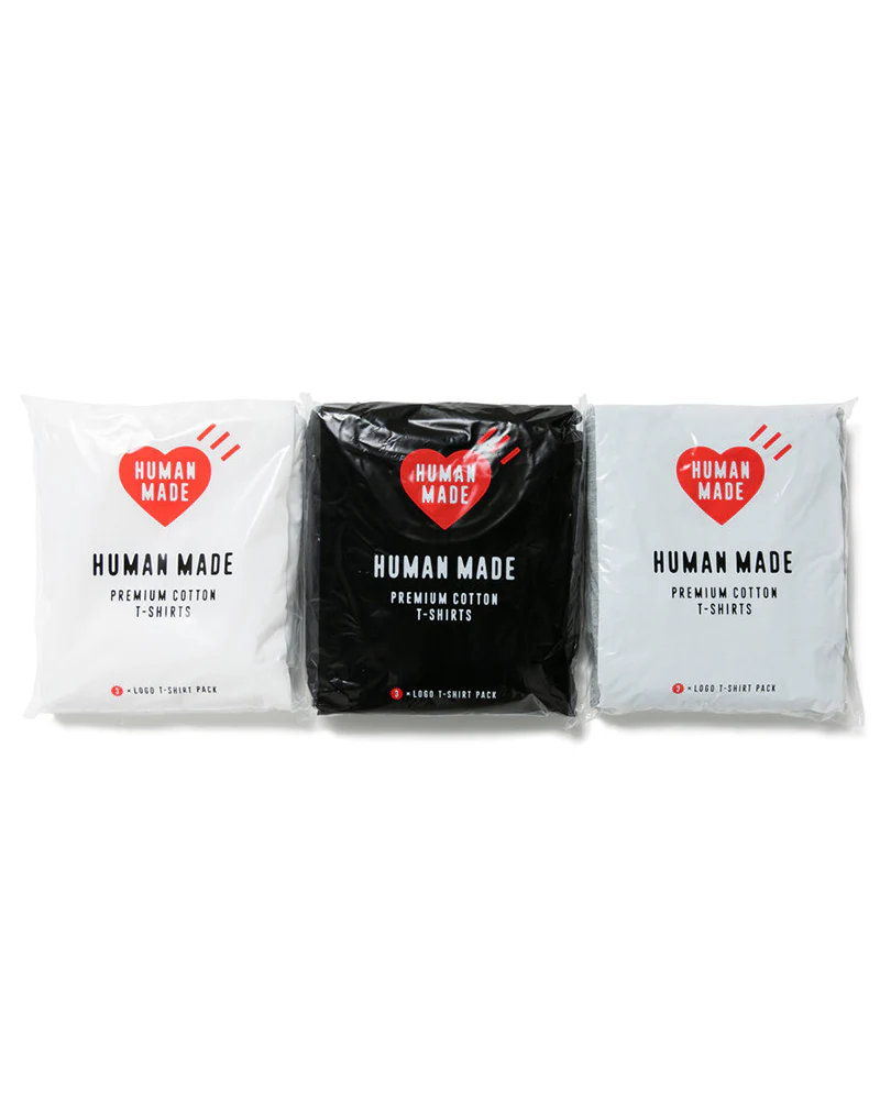 Human Made 3-Pack T-Shirt Set, Black - Image 3