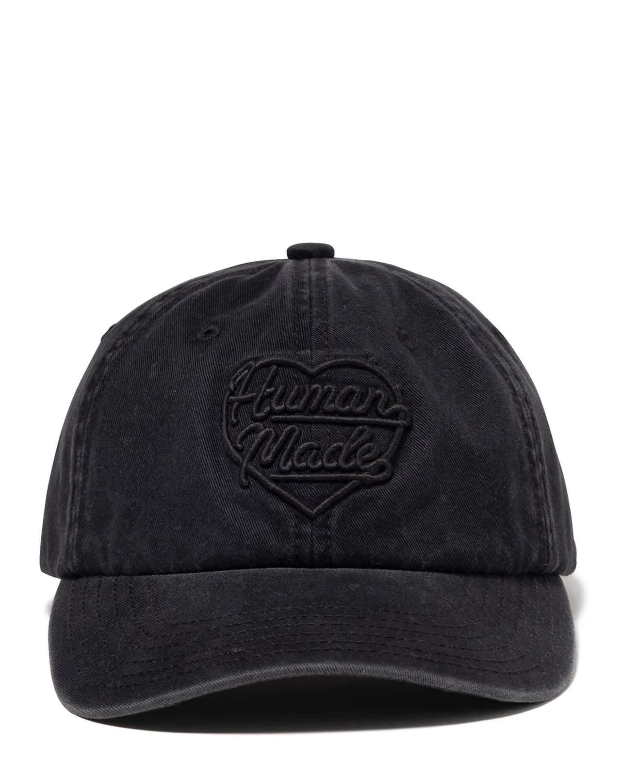 Human Made 6 Panel Twill Cap, Black - Image 3