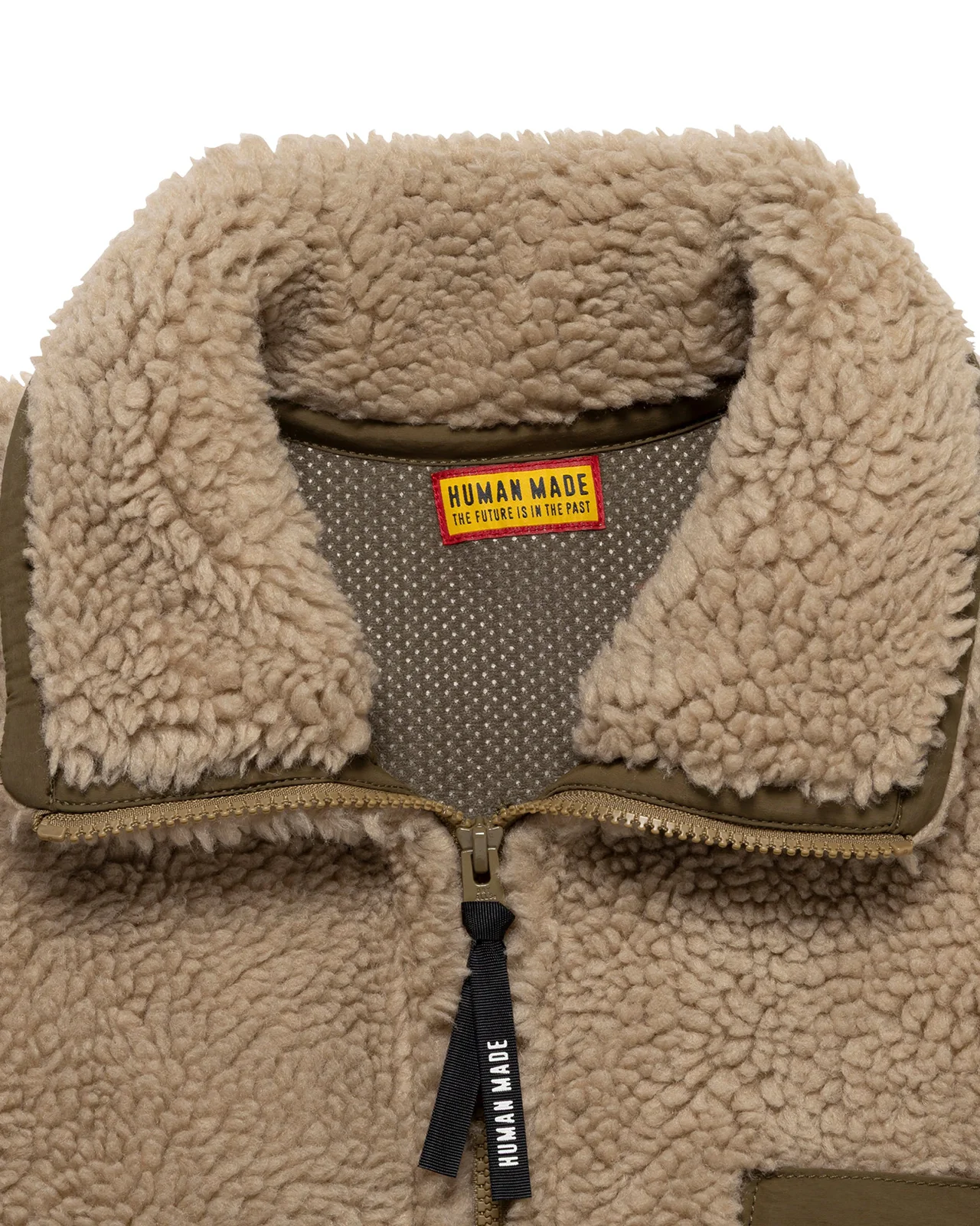 Human Made Fleece Jacket, Beige - Image 5