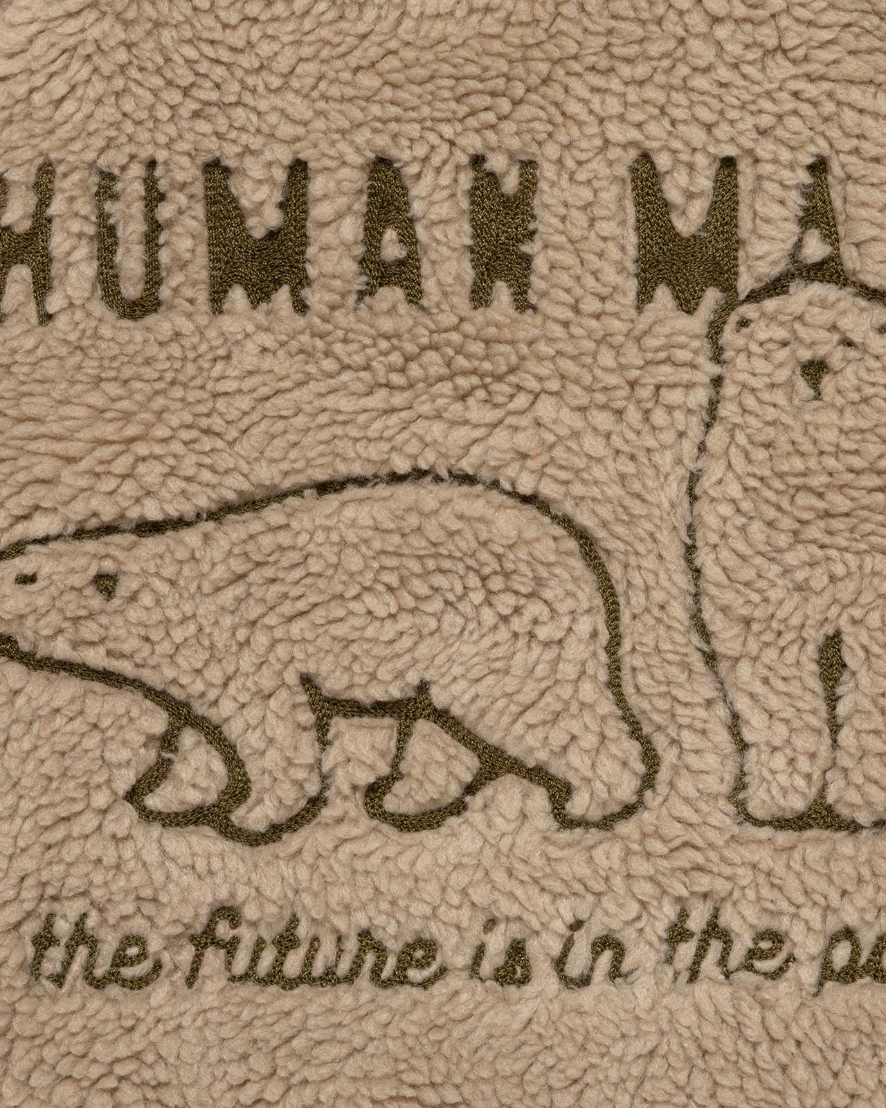 Human Made Fleece Jacket, Beige - Image 6