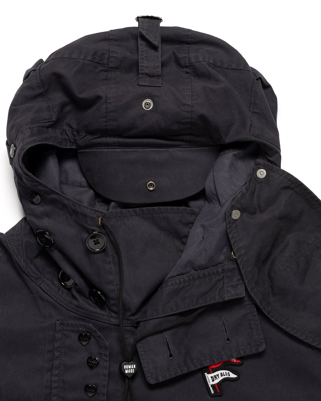Human Made Military Smock, Navy - Image 5