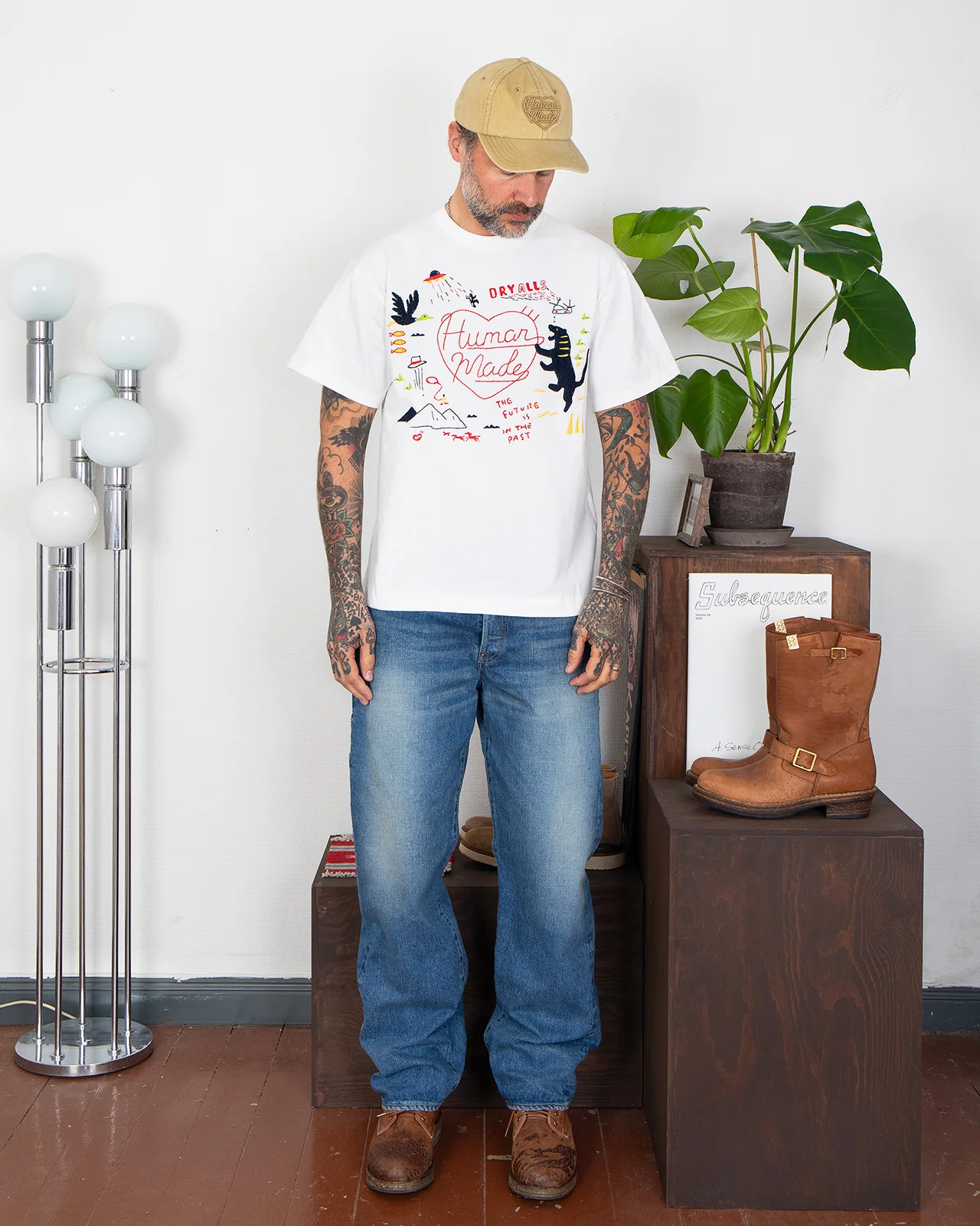 Human Made Embroidered T-Shirt - Image 4