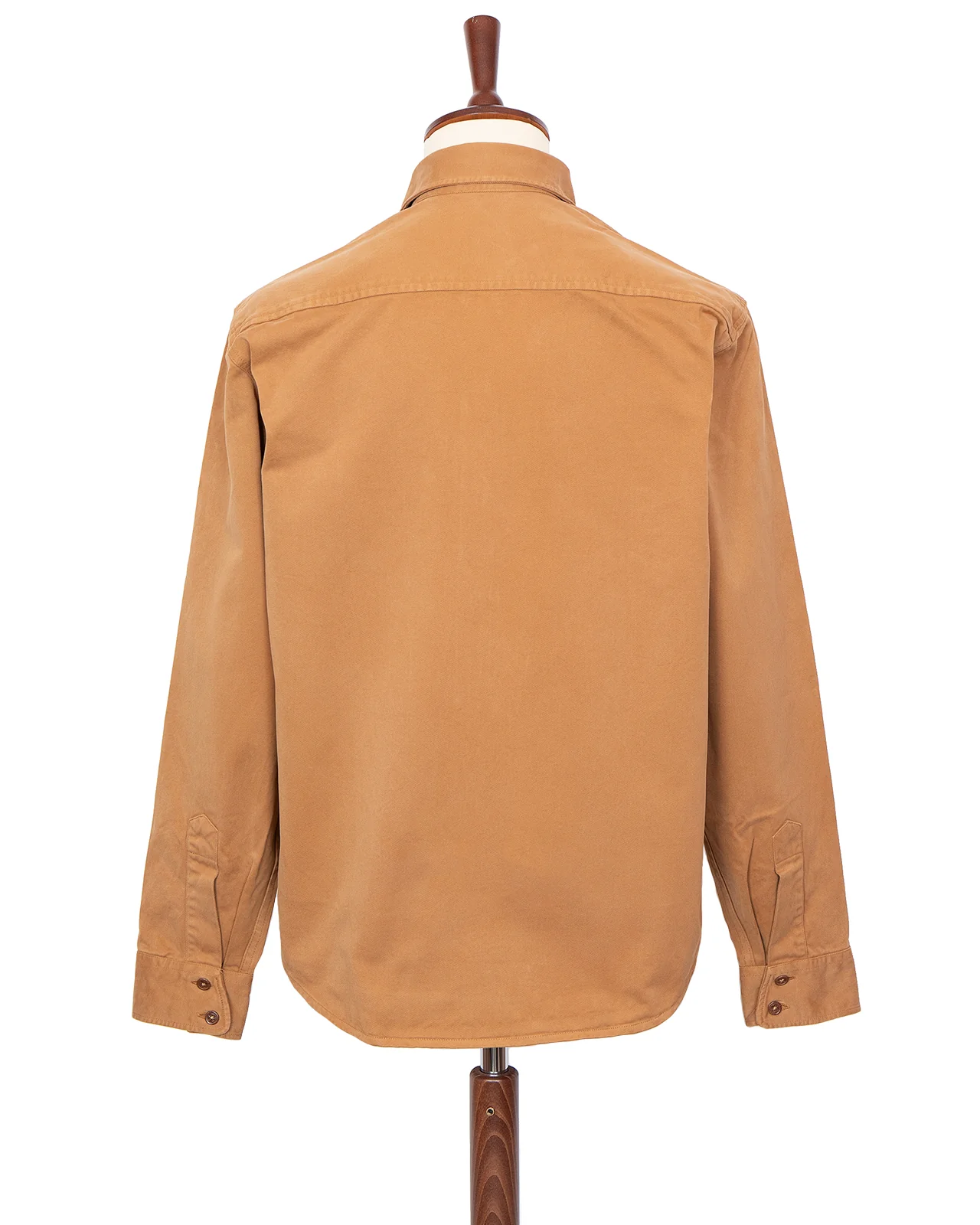 Indigofera Alamo Shirt, Cotton Twill, Brown Sugar - Image 5