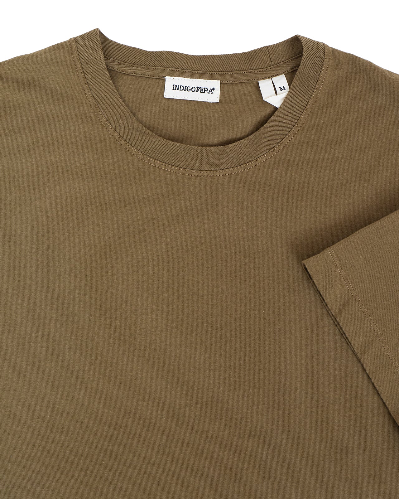Indigofera Blake T-Shirt, Army Green - Image 3