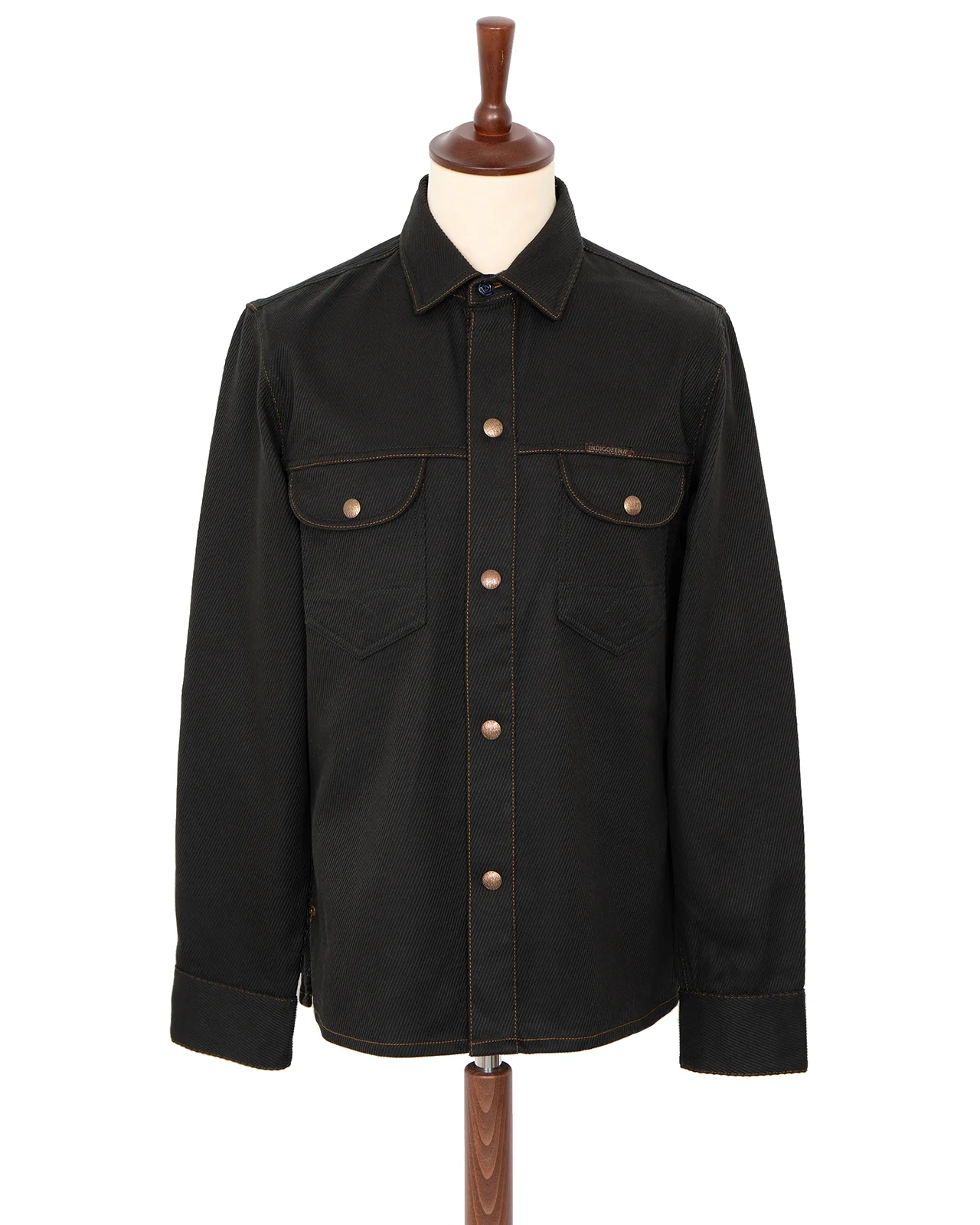 Indigofera Copeland Jacket, Cotton Karsey, Gunmetal