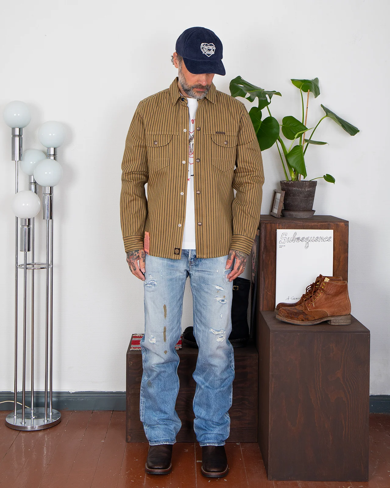 Indigofera Copeland Jacket, Root Stripe - Image 2