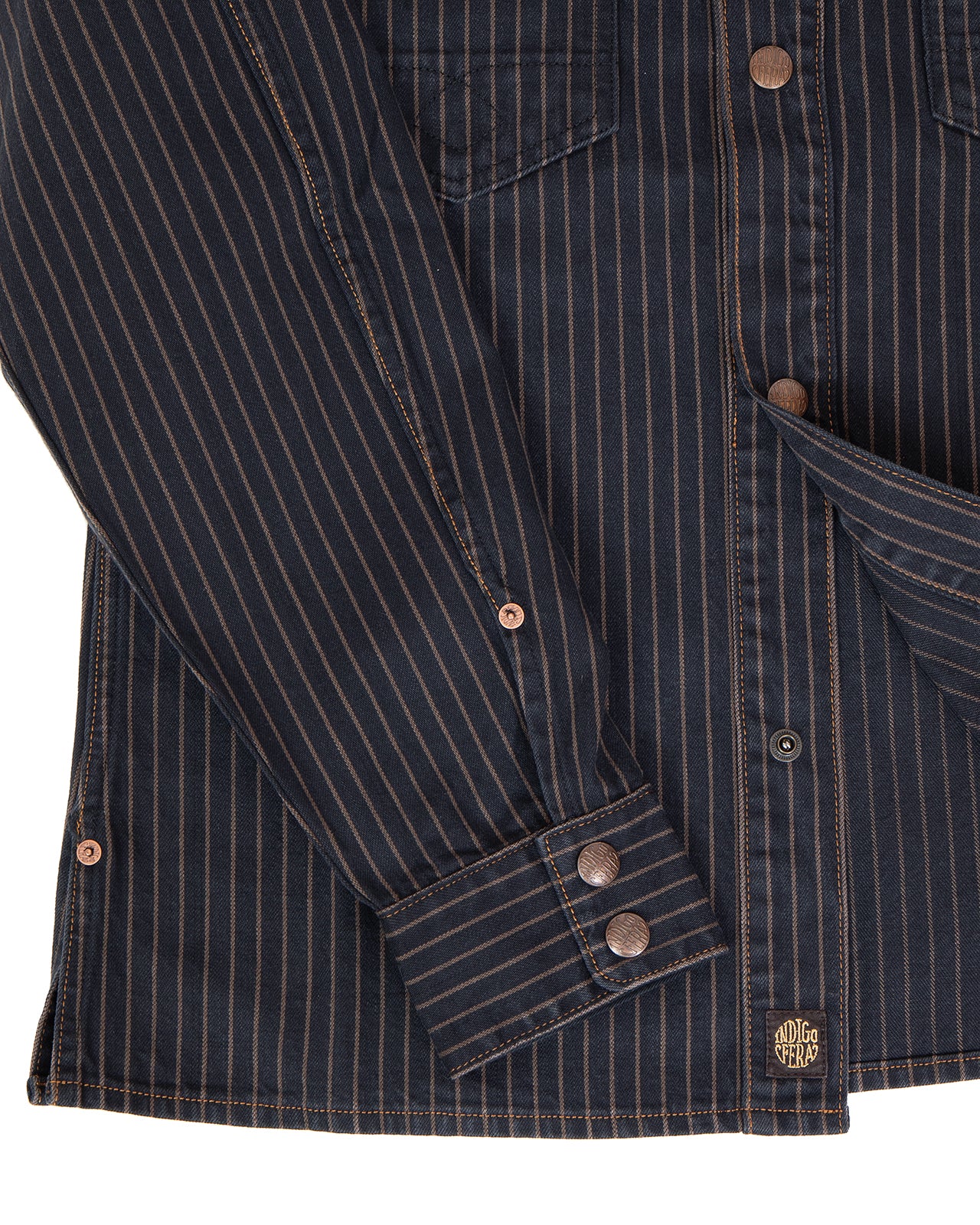 Indigofera Copeland Jacket, Sable Stripe - Image 4