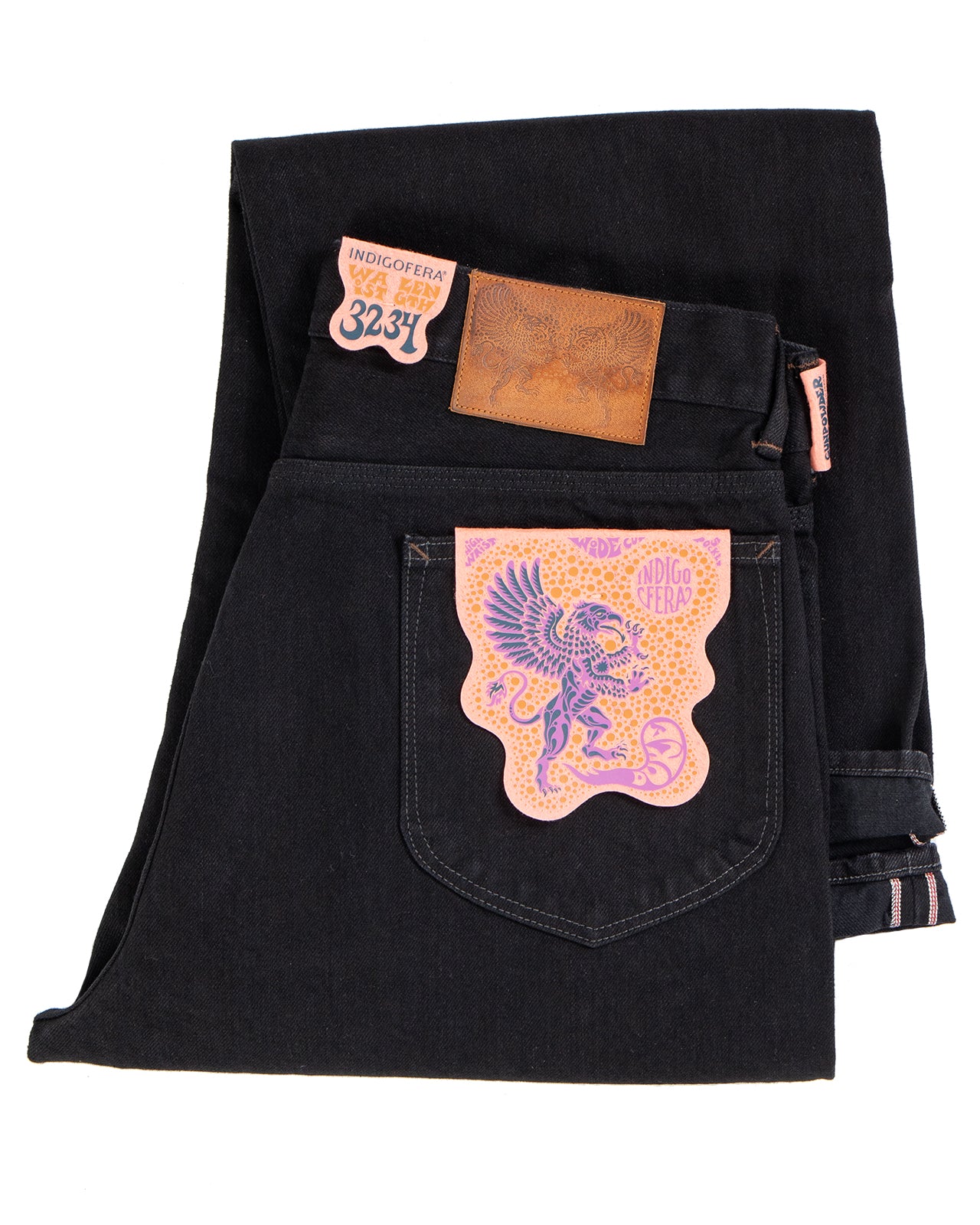 Indigofera Duke Jeans, Gunpowder, Soaked - Image 4