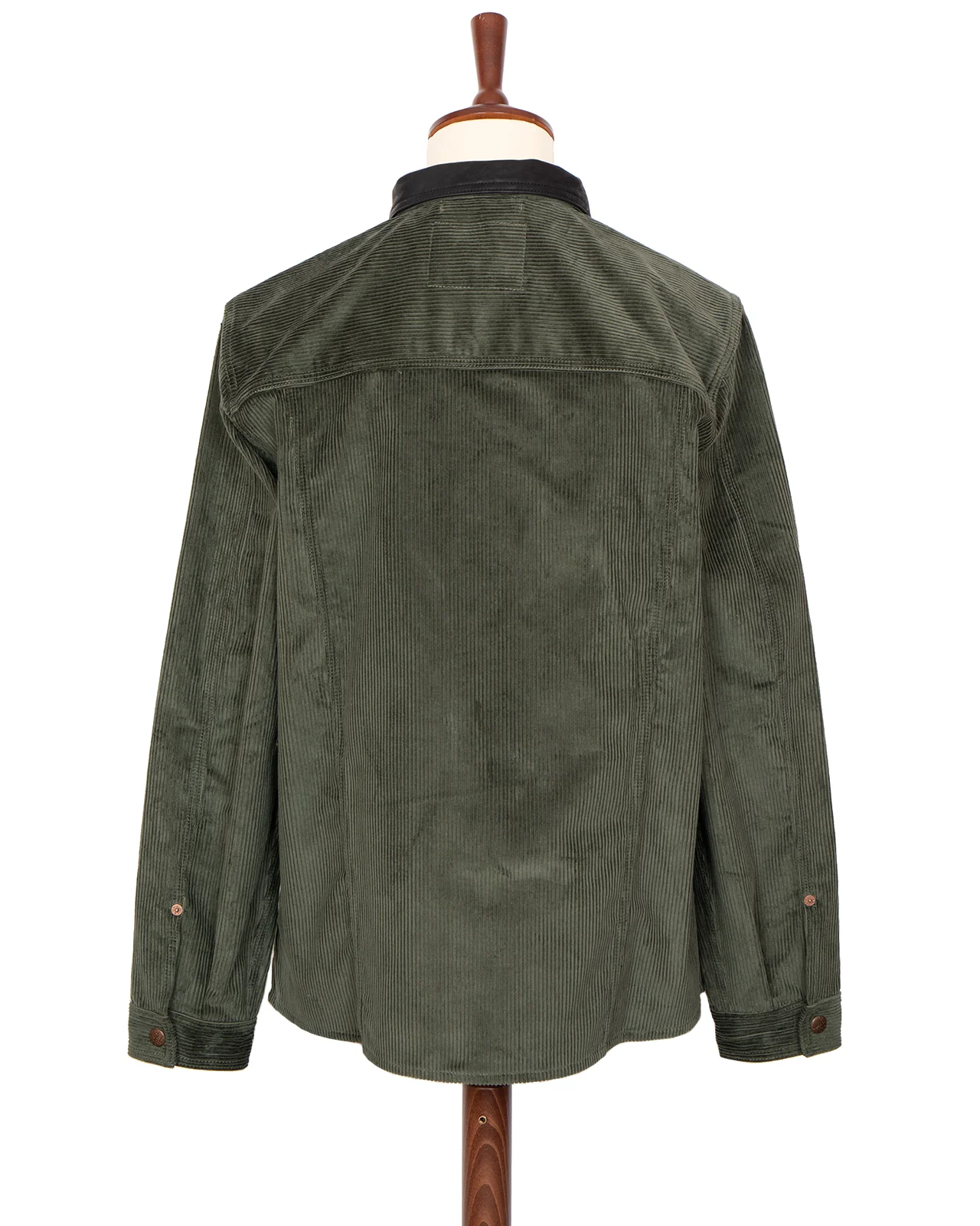 Indigofera Fargo Trucker Jacket, Corduroy 8W, Green - Image 5