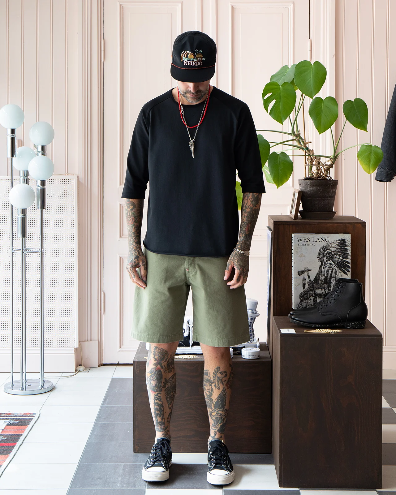 Indigofera Foley Shorts, United Duck Canvas, Green - Image 2