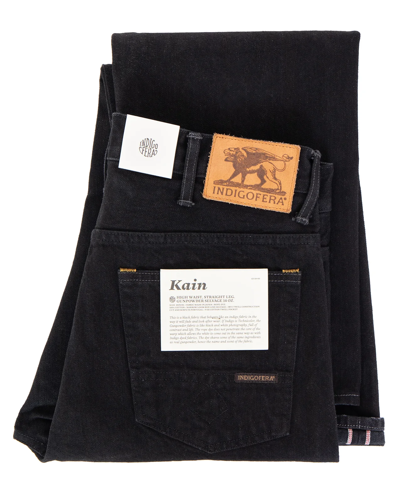 Indigofera Kain Jeans, Gunpowder Rinsed - Image 5