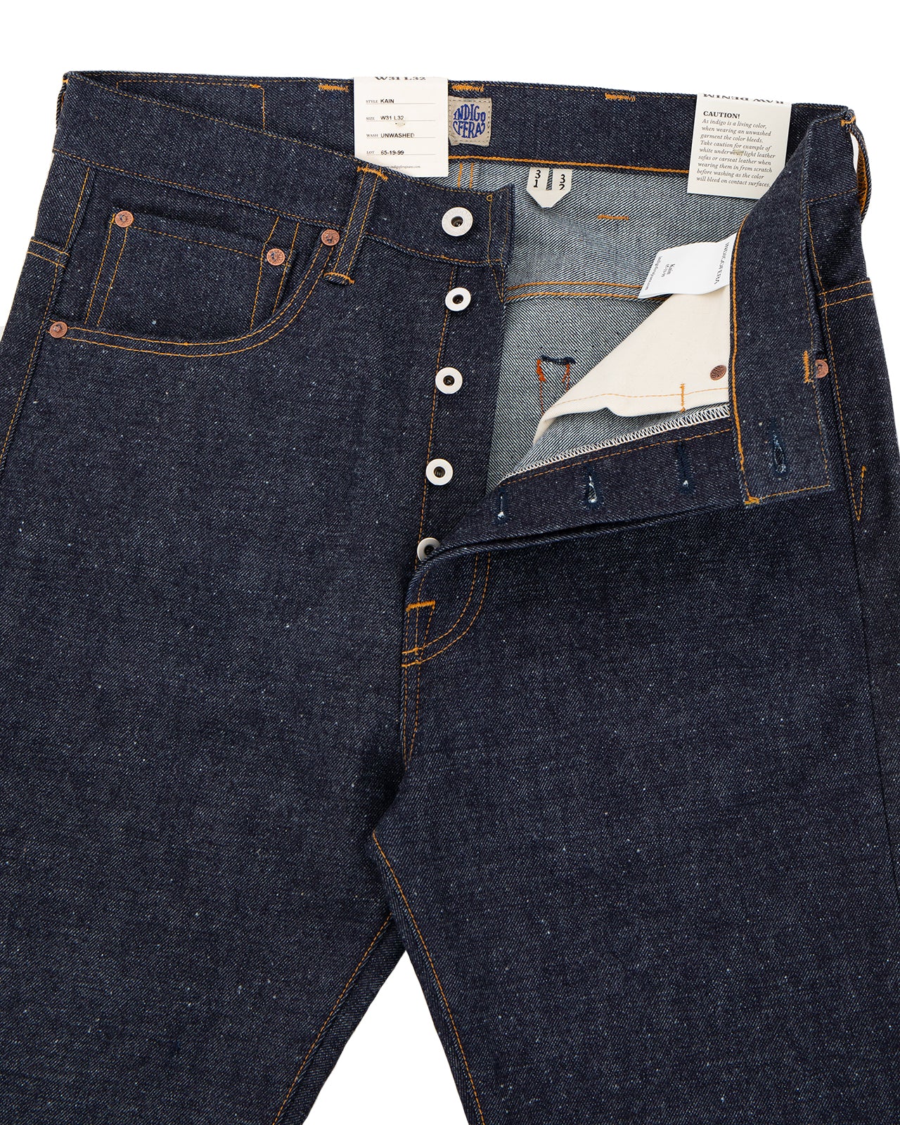 Indigofera Kain Jeans, Kobakama Wolly Denim - Image 4