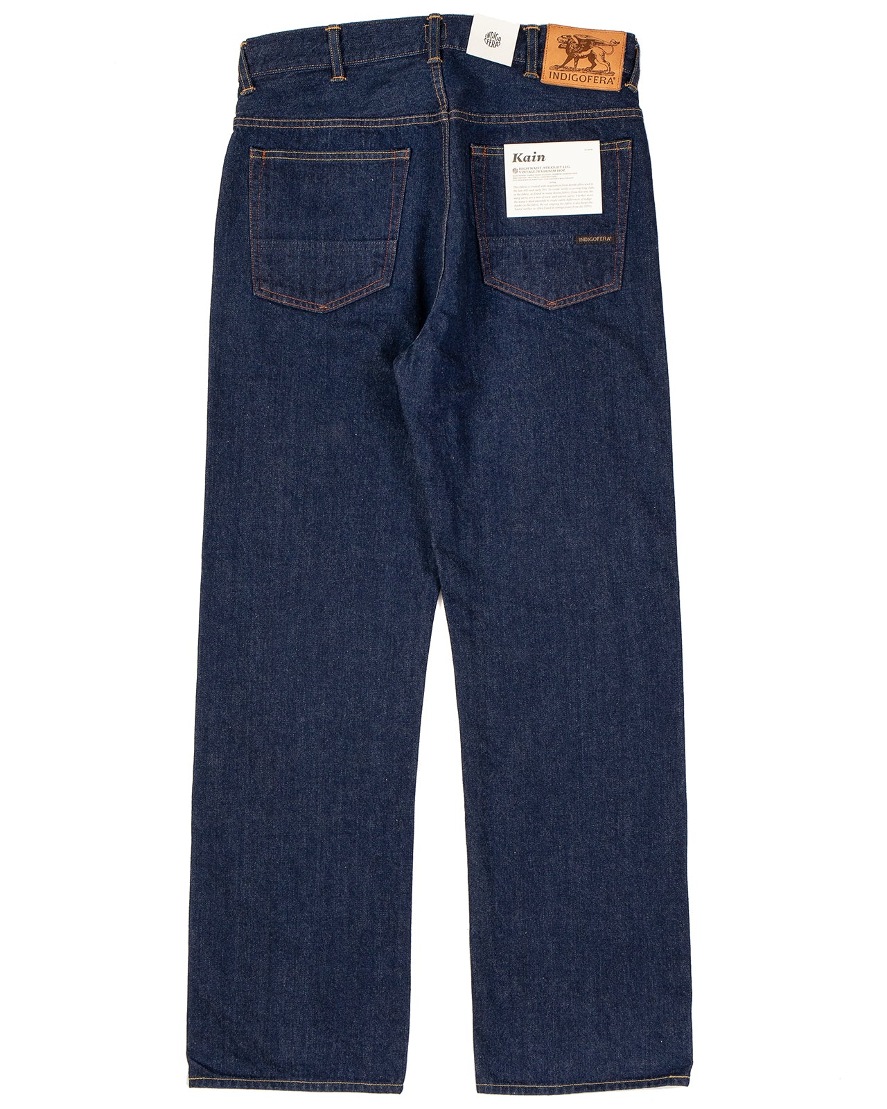 Indigofera Kain Jeans, Vintage 70s Denim, Rinsed - Image 2