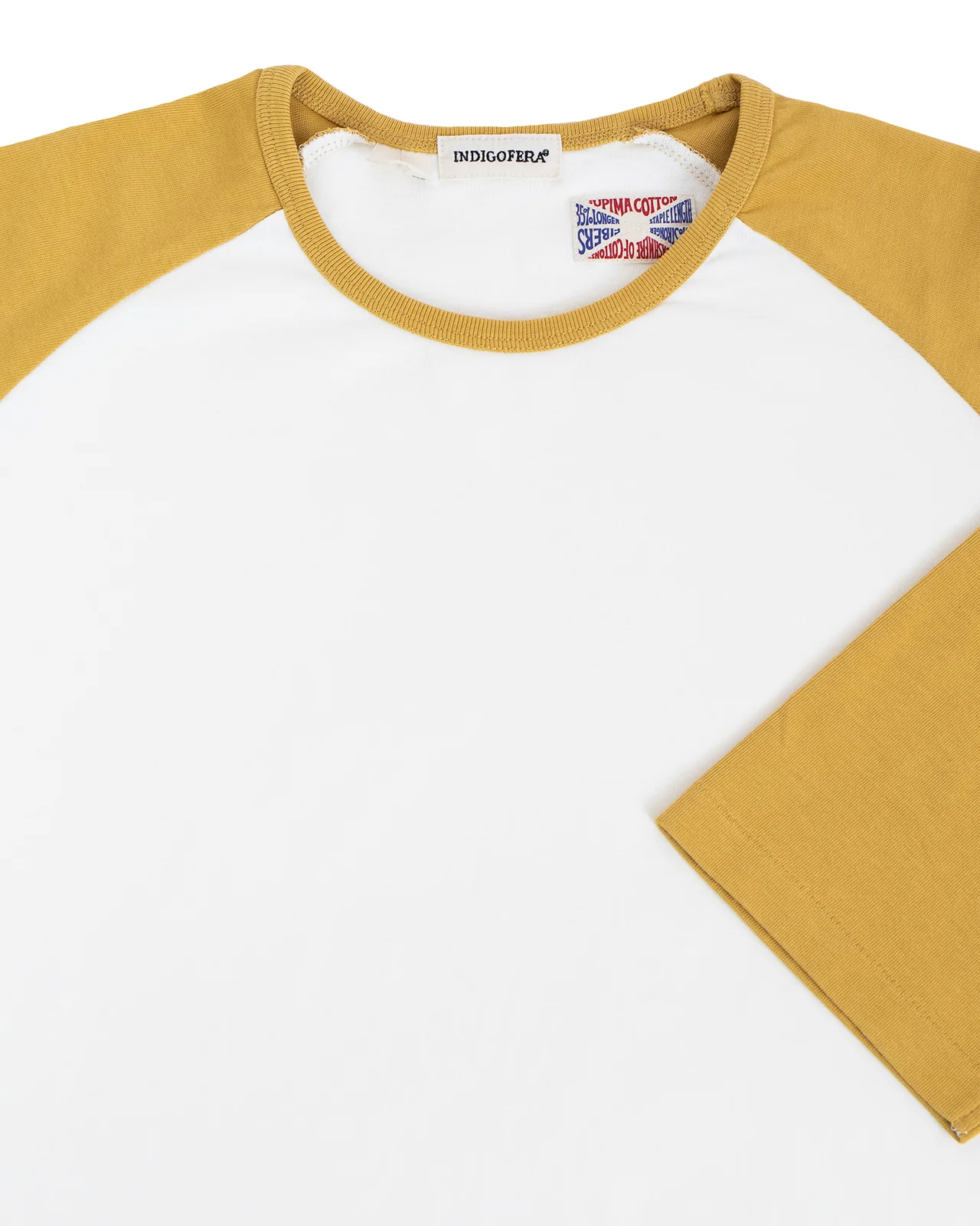 Indigofera Leon Raglan Sweater, Cocatoo / Burnish Gold - Image 3