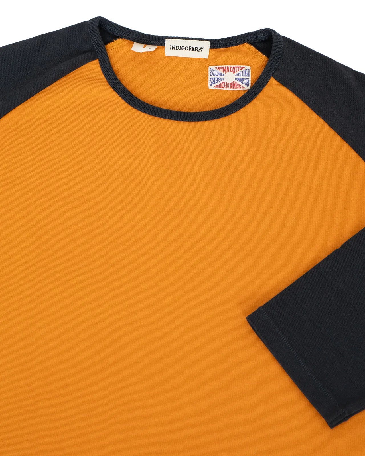Indigofera Leon Raglan Sweater, Orange / Marshall - Image 3