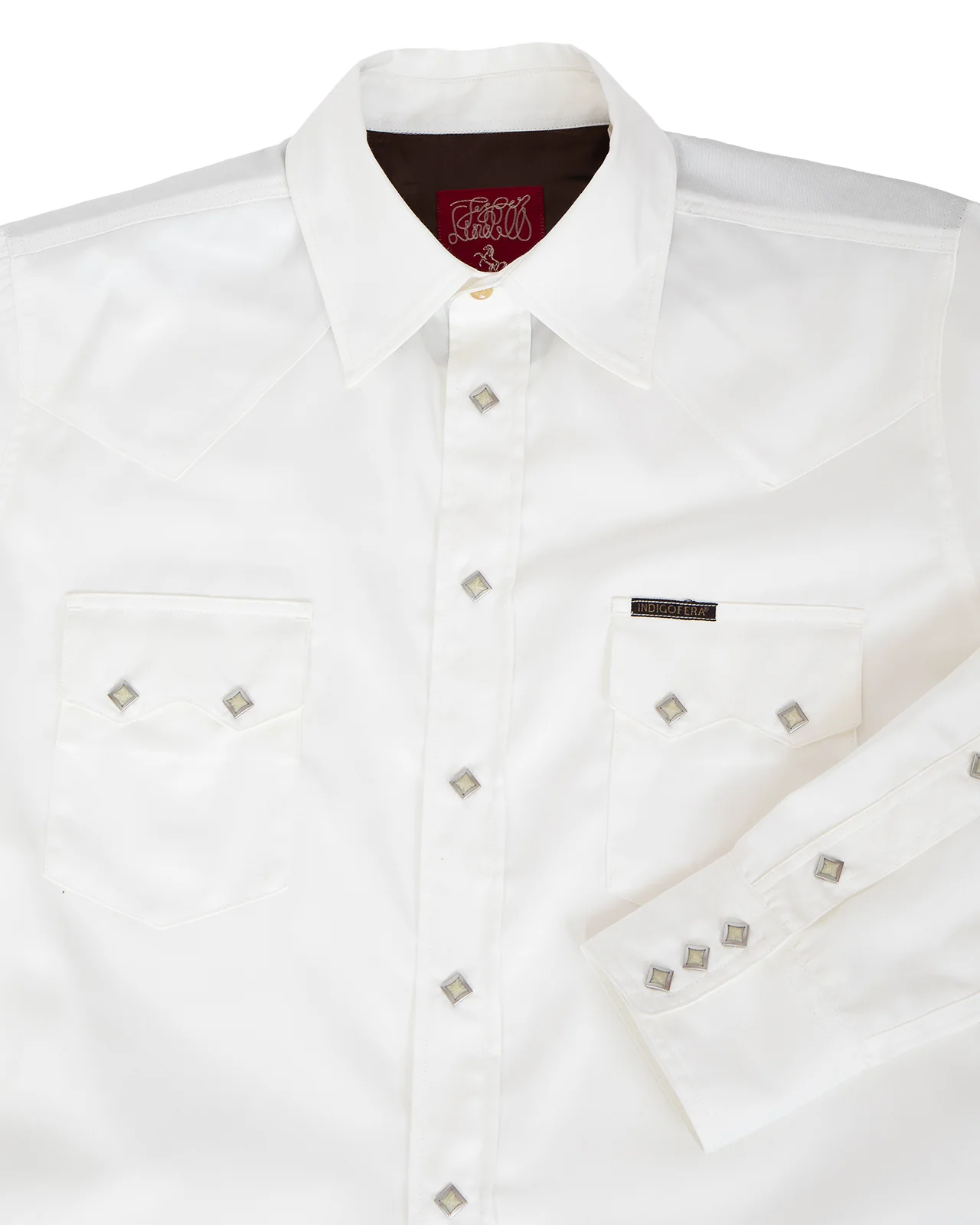 Indigofera Lindell Shirt White - Image 4