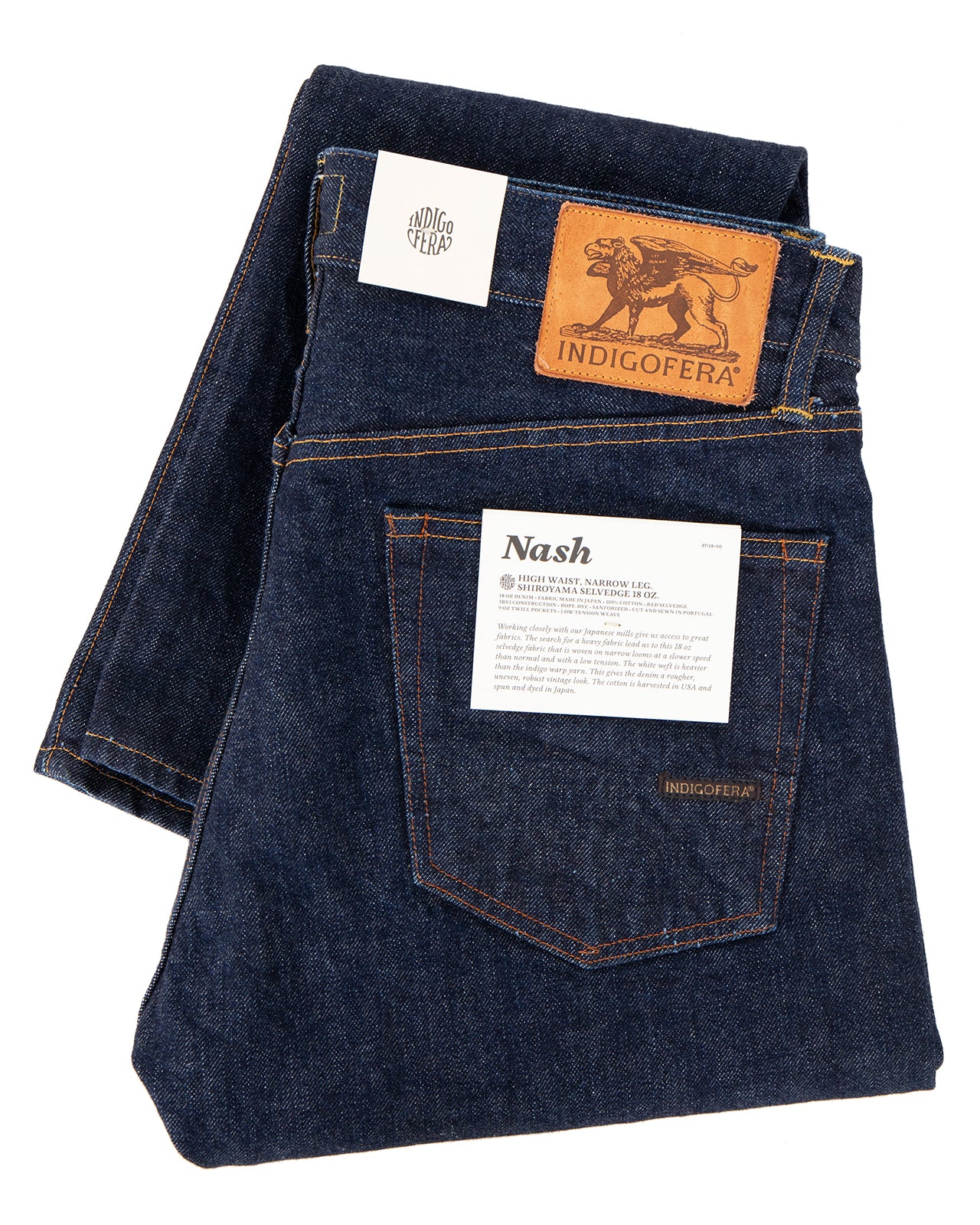 Indigofera Nash Jeans, Shiroyama Rinse - Image 4