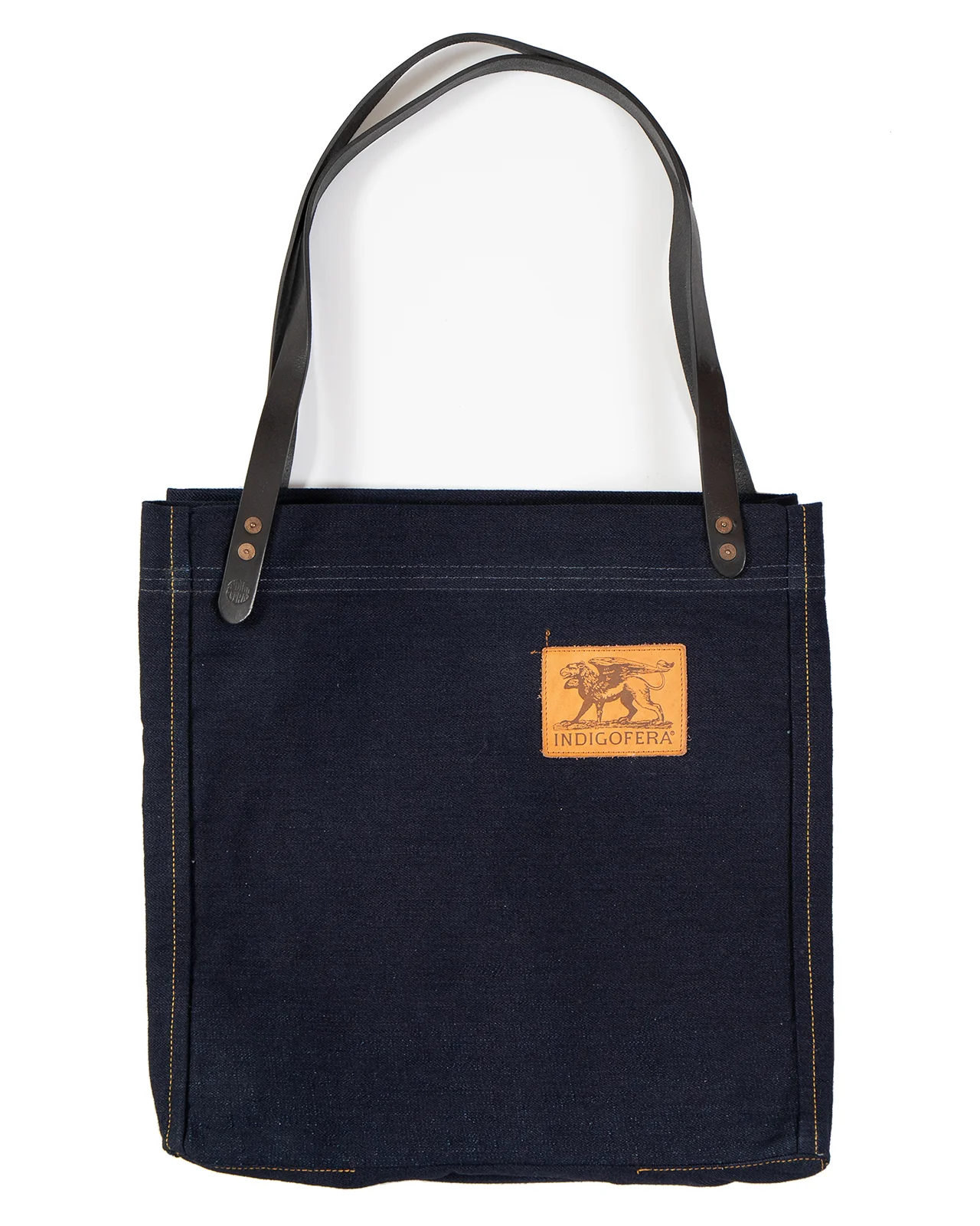 Indigofera Carson Tote Bag, Indigo Denim - Image 2
