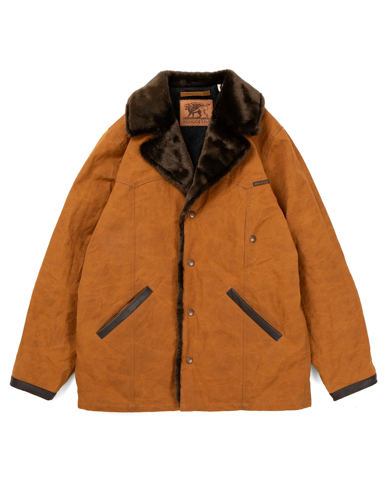 Indigofera Ranch Jacket, Coated Cotton Canvas
