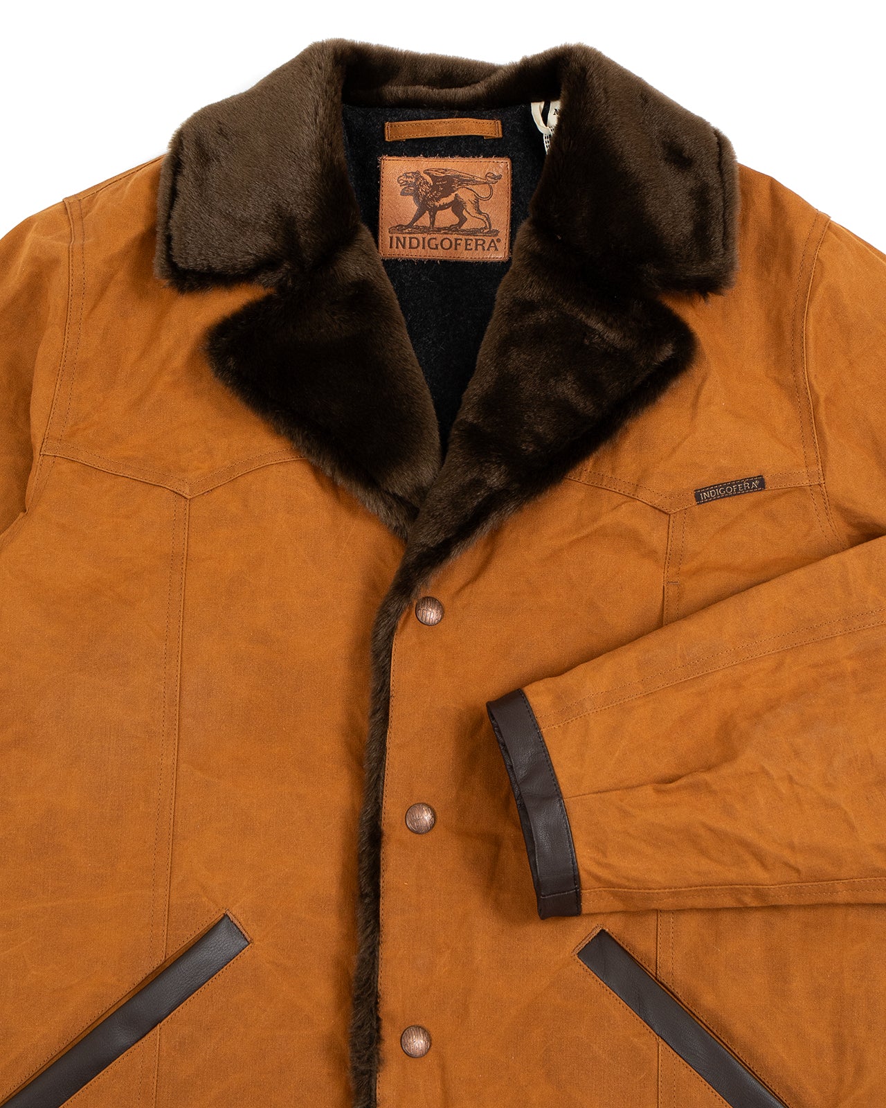 Indigofera Ranch Jacket, Coated Cotton Canvas - Image 4