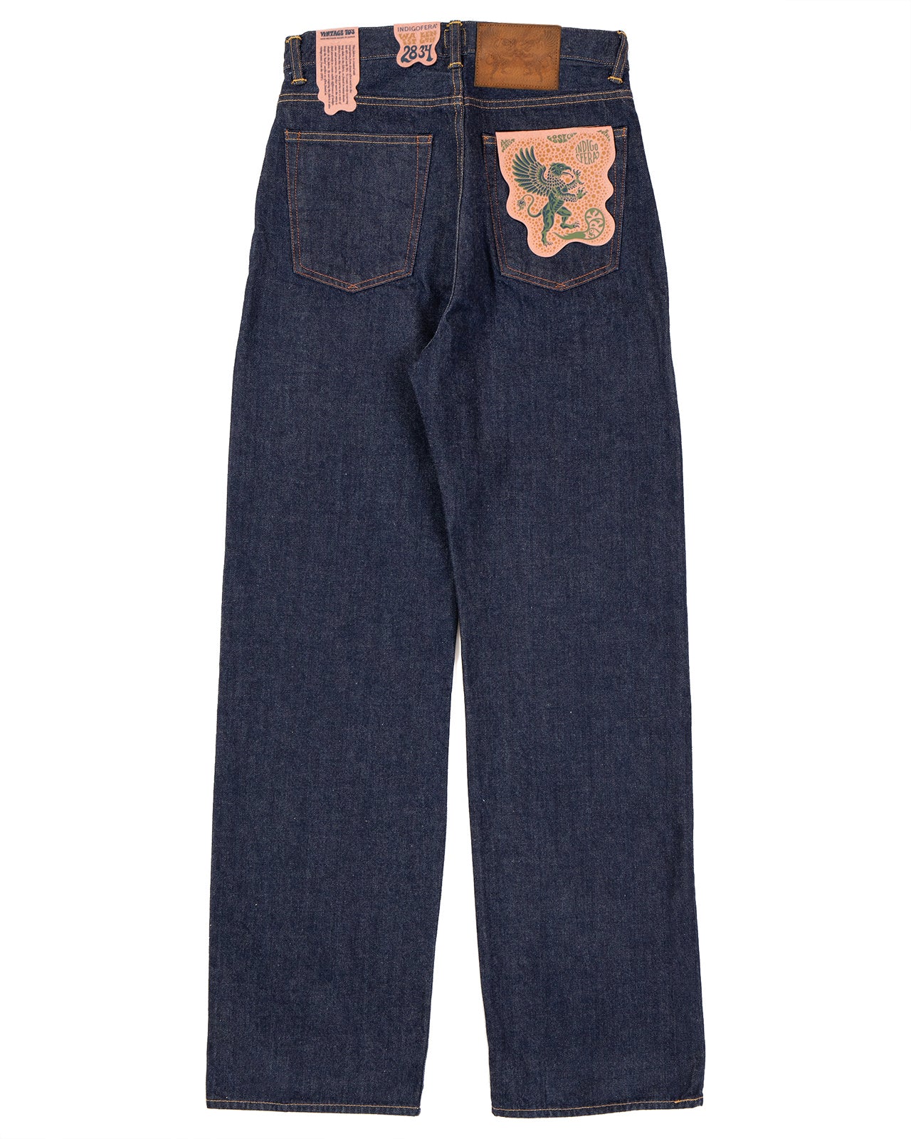 Indigofera Roslyn Jeans, Vintage 70's Denim, Rinse - Image 2