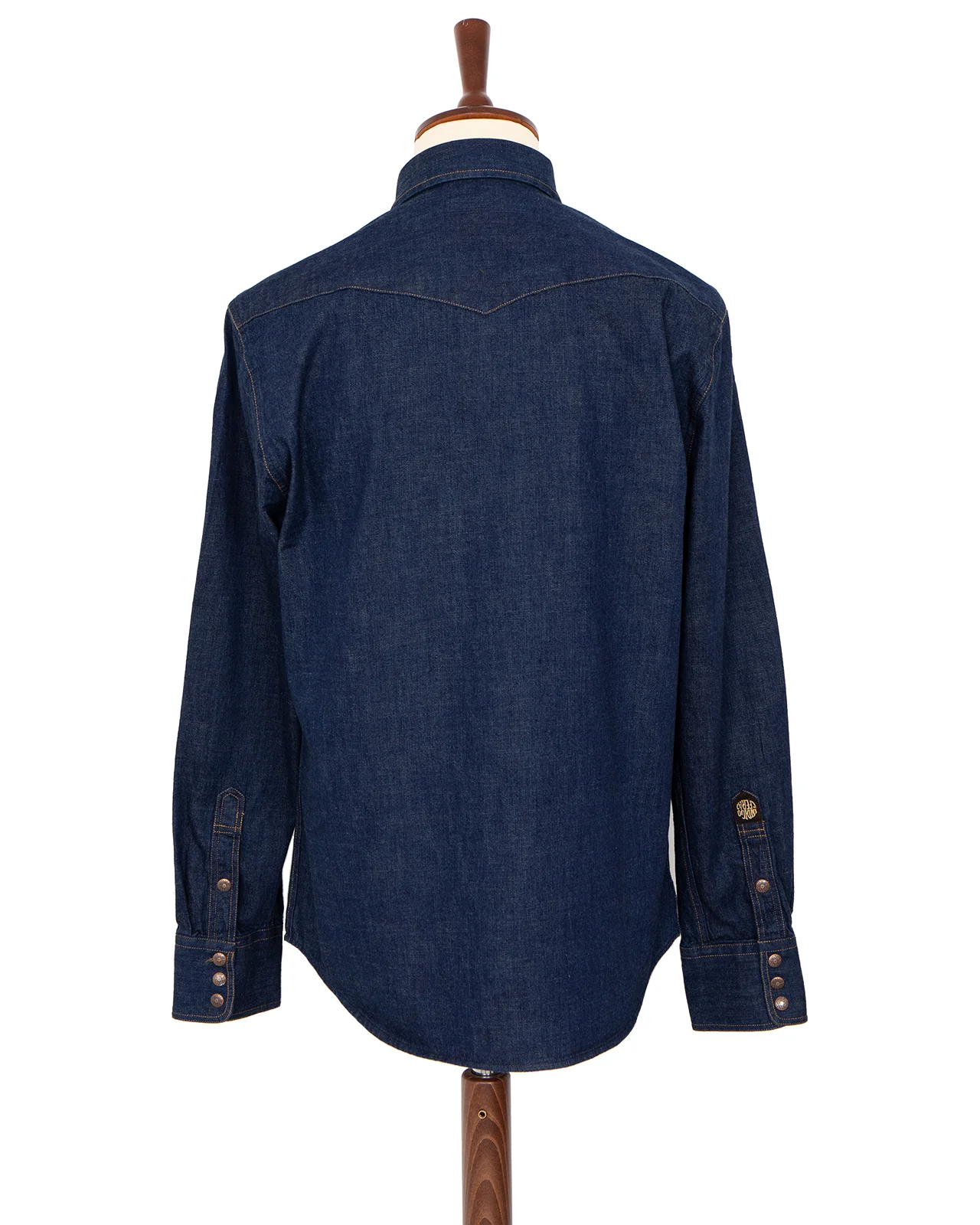 Indigofera Ryman Denim Shirt, Ohira Indigo Denim, Rinsed - Image 5