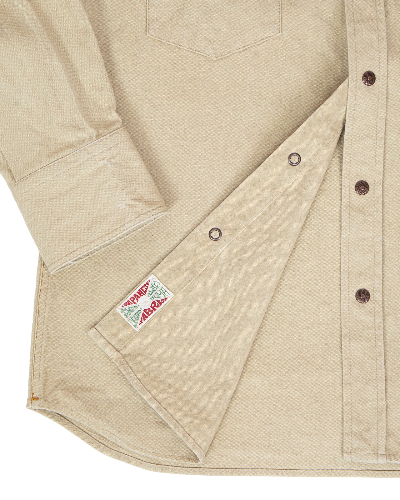 Indigofera Ryman Roxboro Canvas Shirt, Ecru - Image 4
