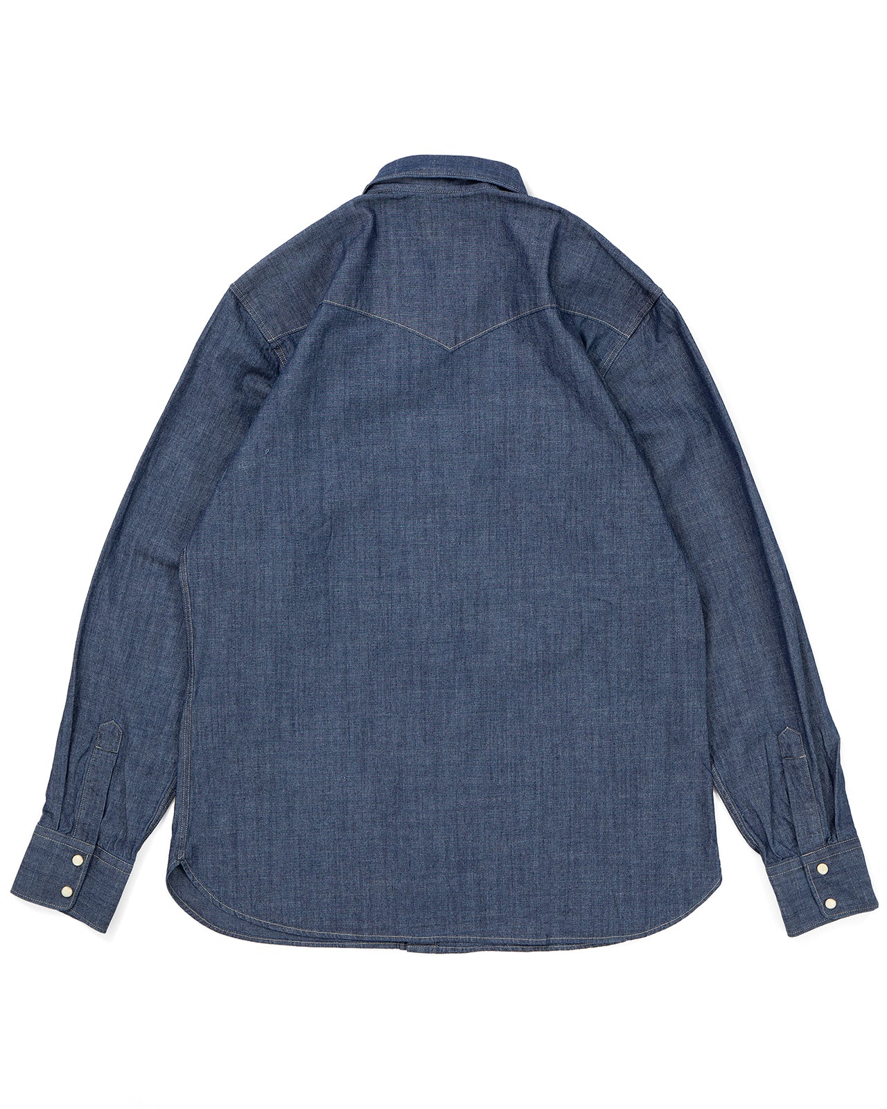 Indigofera Sideras Shirt, Indigo Chambray - Image 4