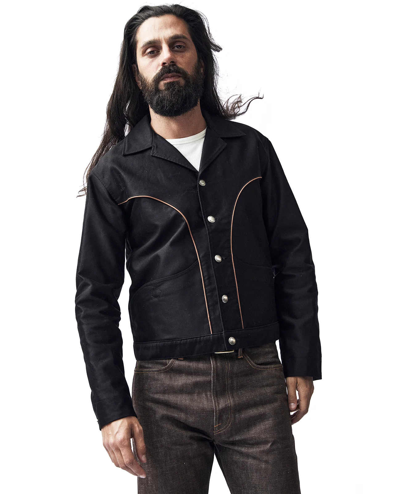 Indigofera Slider Jacket, Giza Cotton Moleskin - Image 4