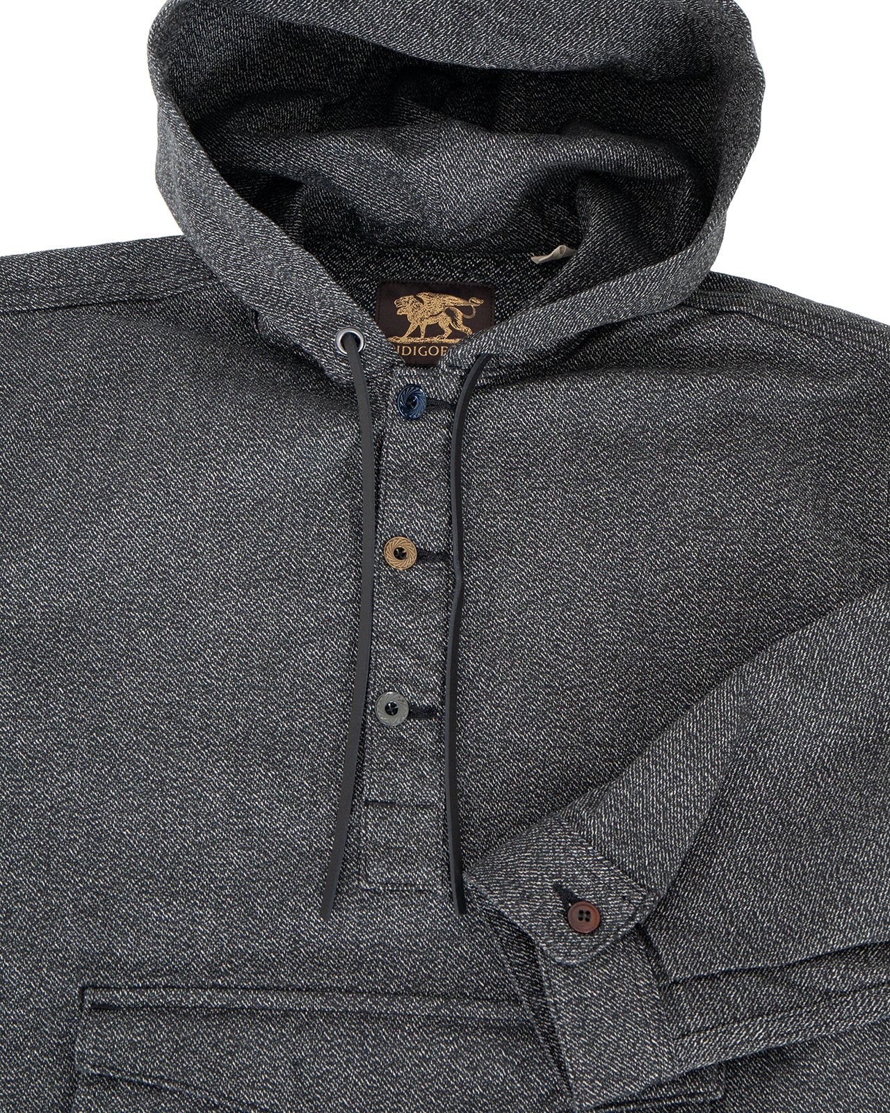 Indigofera Slunky Jacket, Military Serge Mocktwist - Image 2