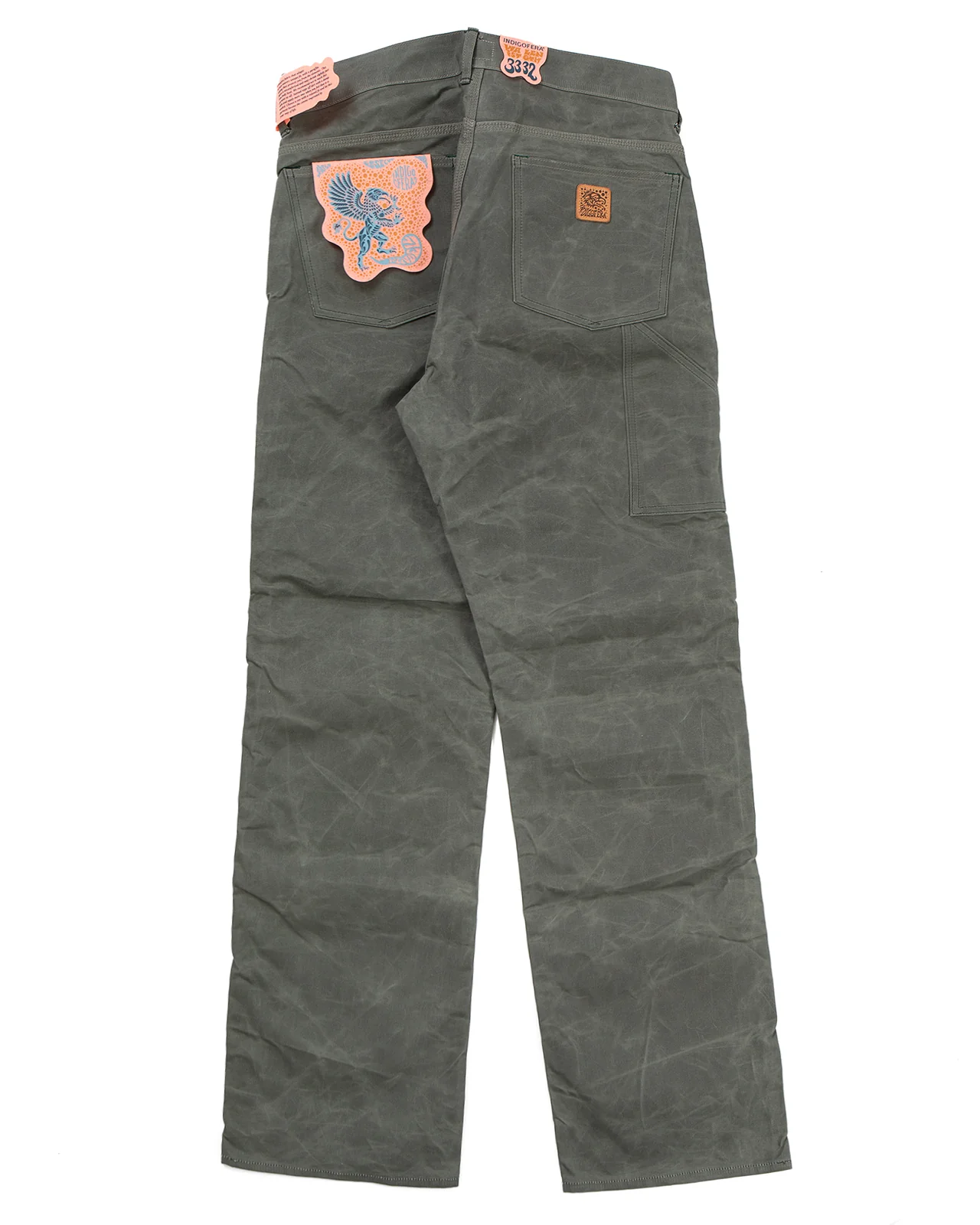 Indigofera Wendell Pants, Coated Canvas - Image 2