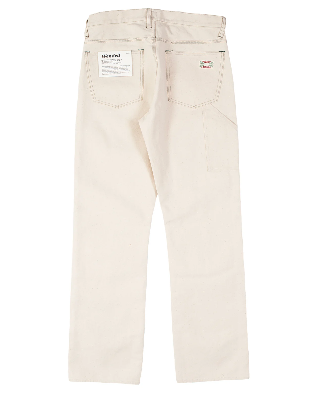 Indigofera Wendell Pants, Smithson Canvas, Ecru - Image 2