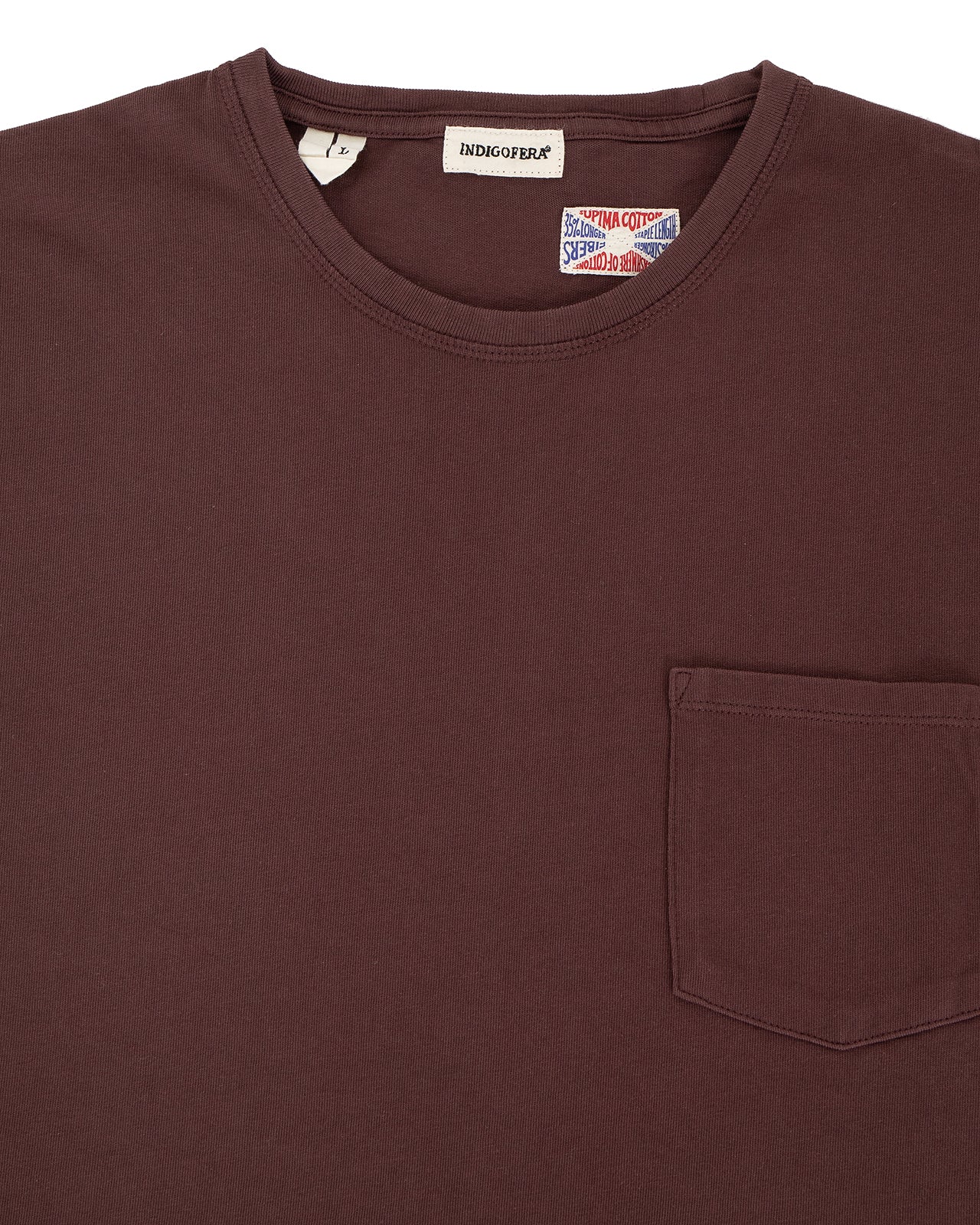 Indigofera Wilson T-Shirt, Crimson Dusk - Image 3