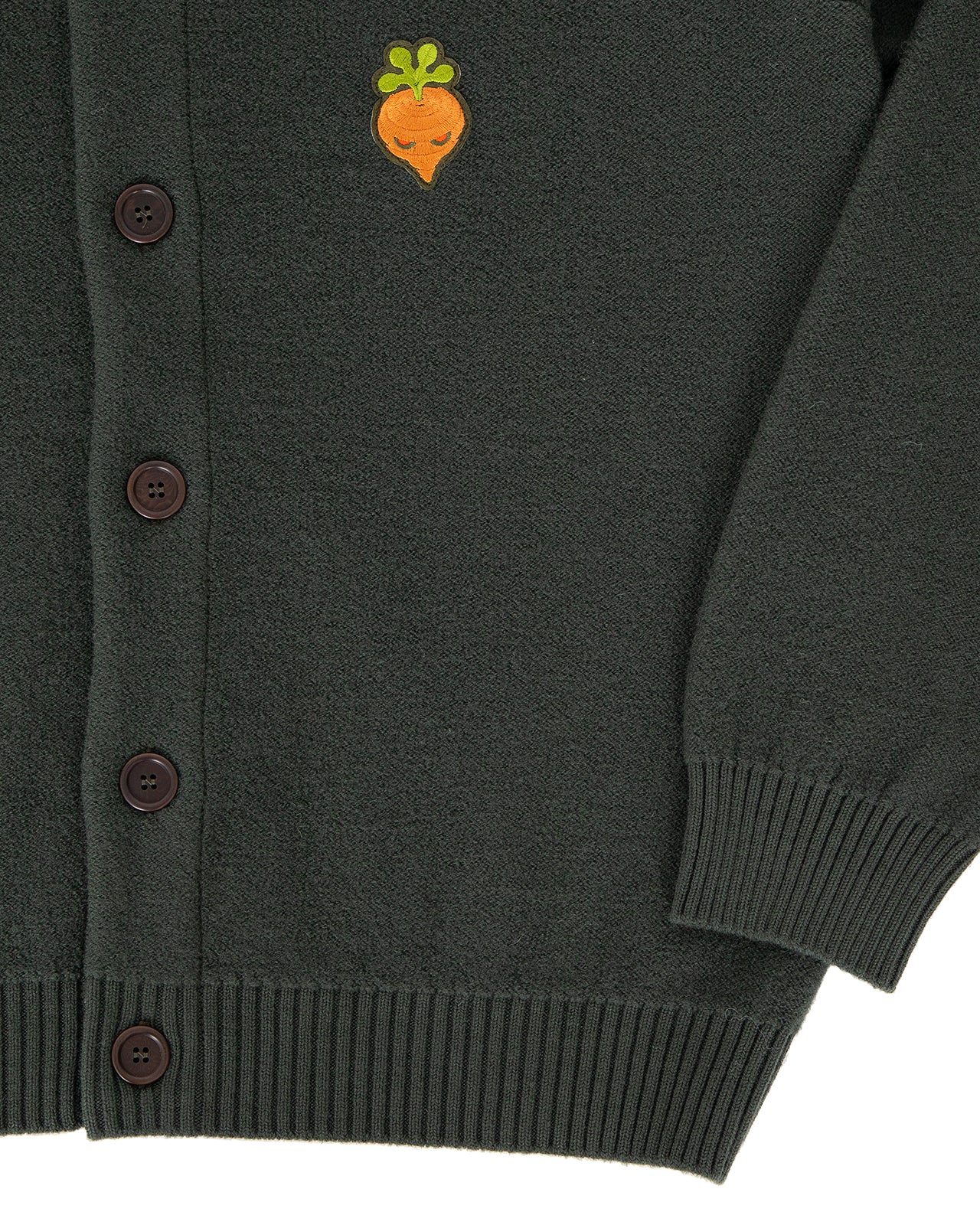 Indigofera x Björn Atldax, Hastur Cardigan, Dark Forest Green - Image 4