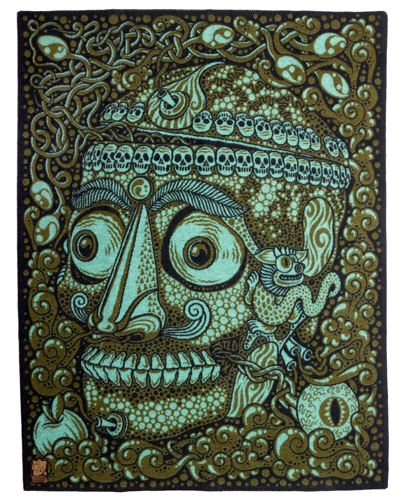 Indigofera x Björn Atldax Wool Blanket, Kapala