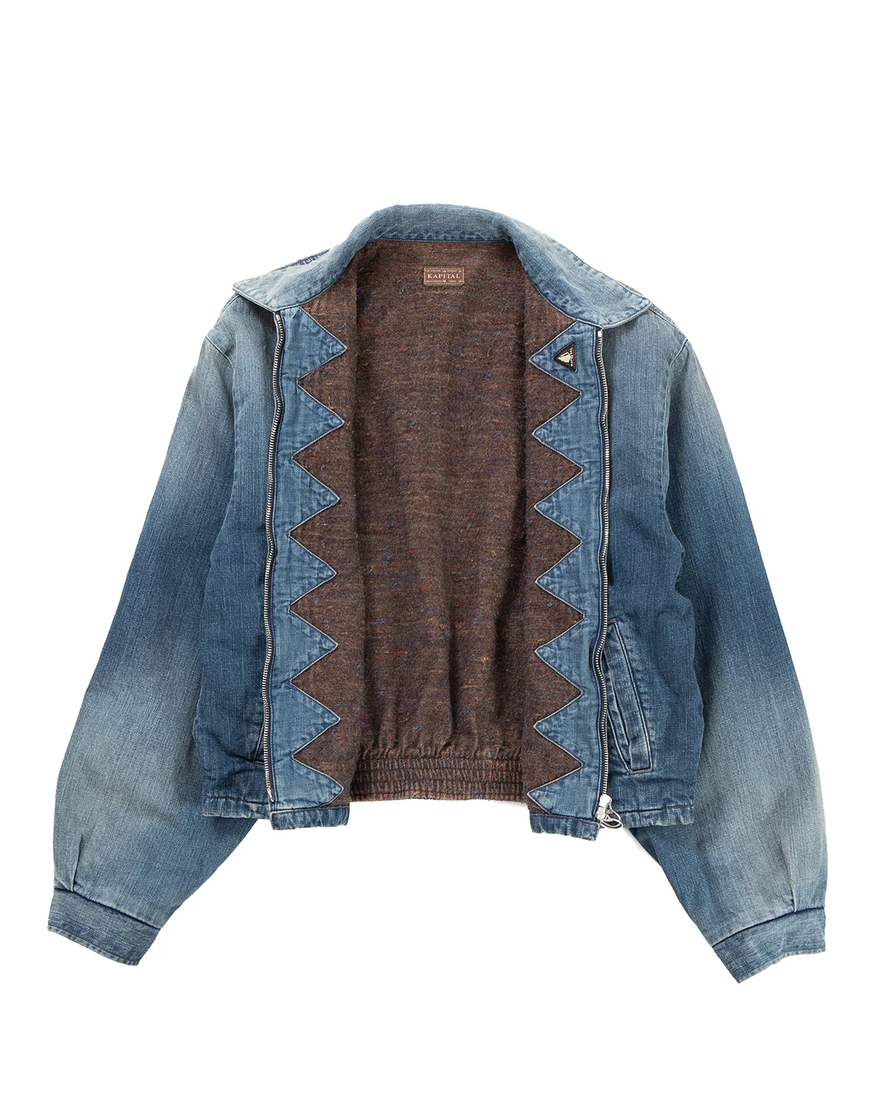 Kapital 12oz Denim Hacksaw Drizzler Jacket - Image 3