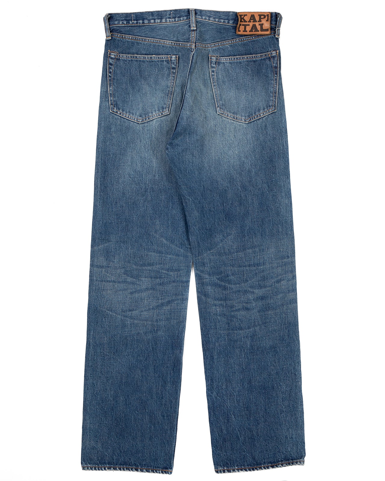 Kapital 13,5oz Zimbabwe Denim 5P Monkey TH, ZIP Version - Image 3