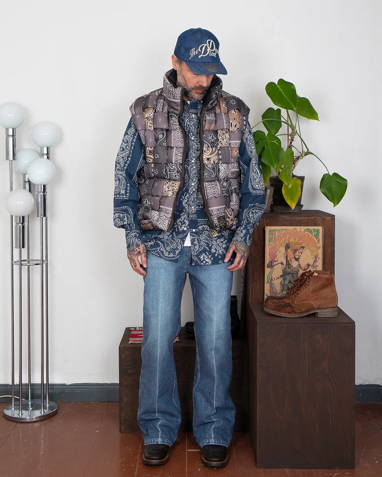 Kapital 14oz Denim 5P Frisko (Center Pleat) - Image 2
