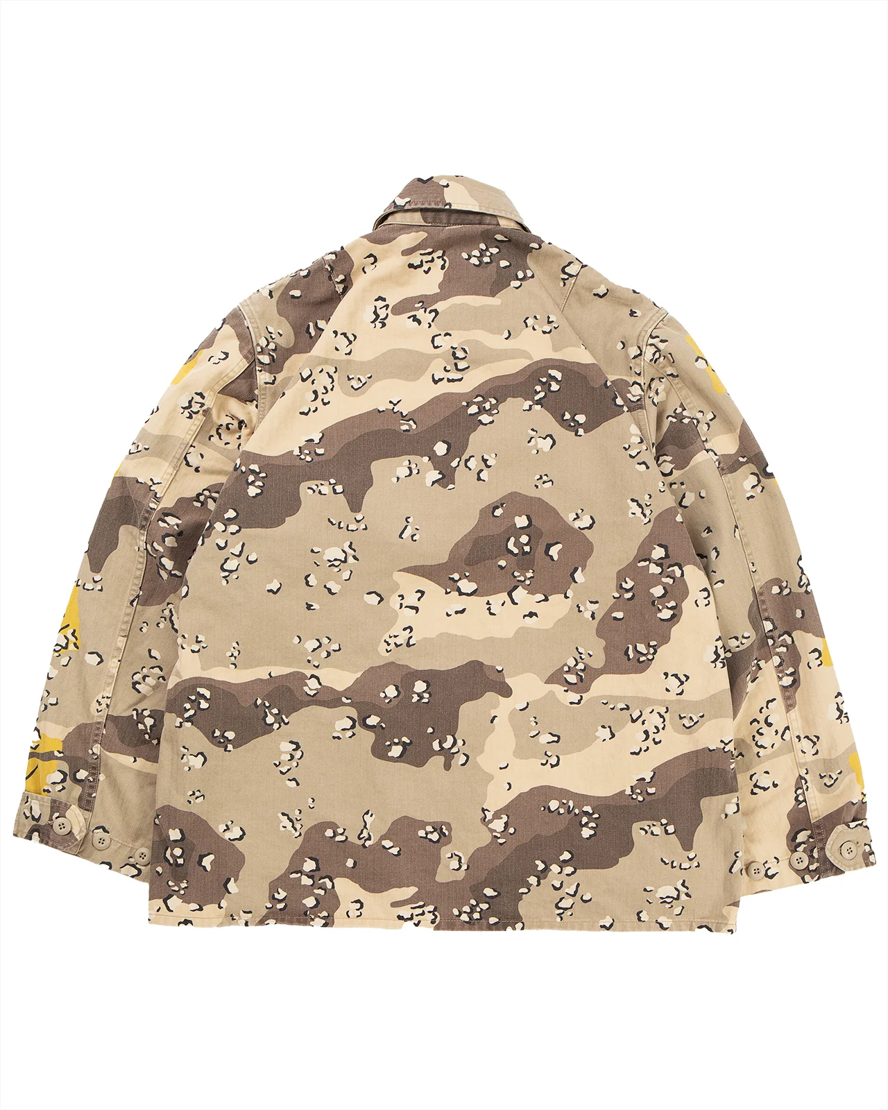 Kapital Cotton Herringbone Choco-Chip Camo Army Jacket - Image 5