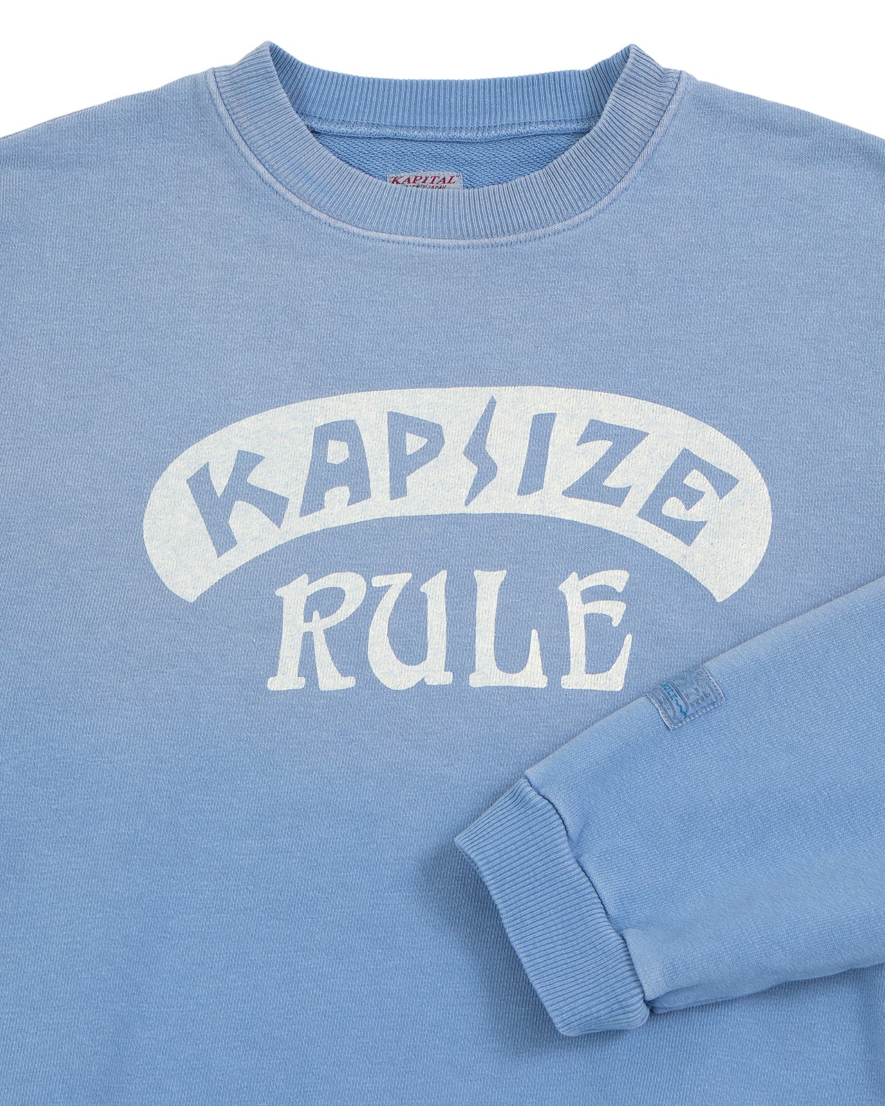 Kapital Knit Crew Sweater (KAPSIZE RULEpt), Sax - Image 3