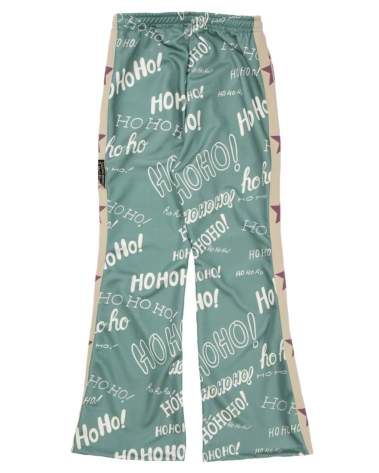 Kapital Smooth Jersey HO-HO-HO Track Pants, Green - Image 3