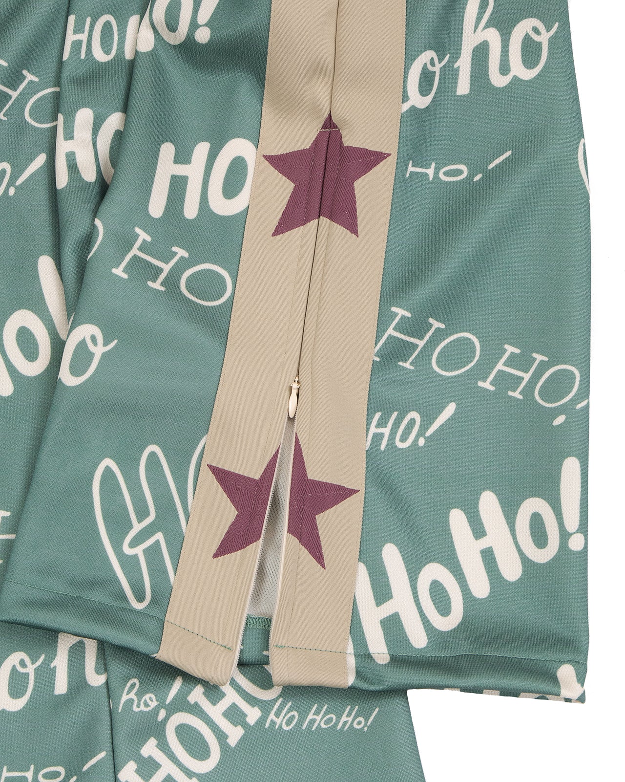 Kapital Smooth Jersey HO-HO-HO Track Pants, Green - Image 5