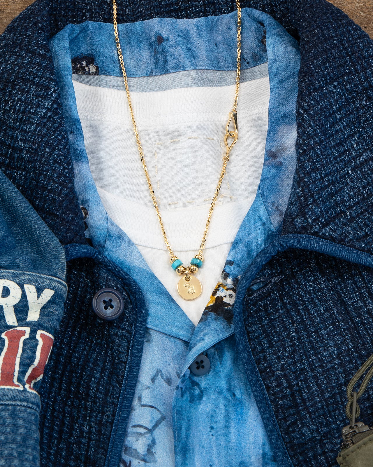 Larry Smith 18K Gold Necklace Combination - Image 2