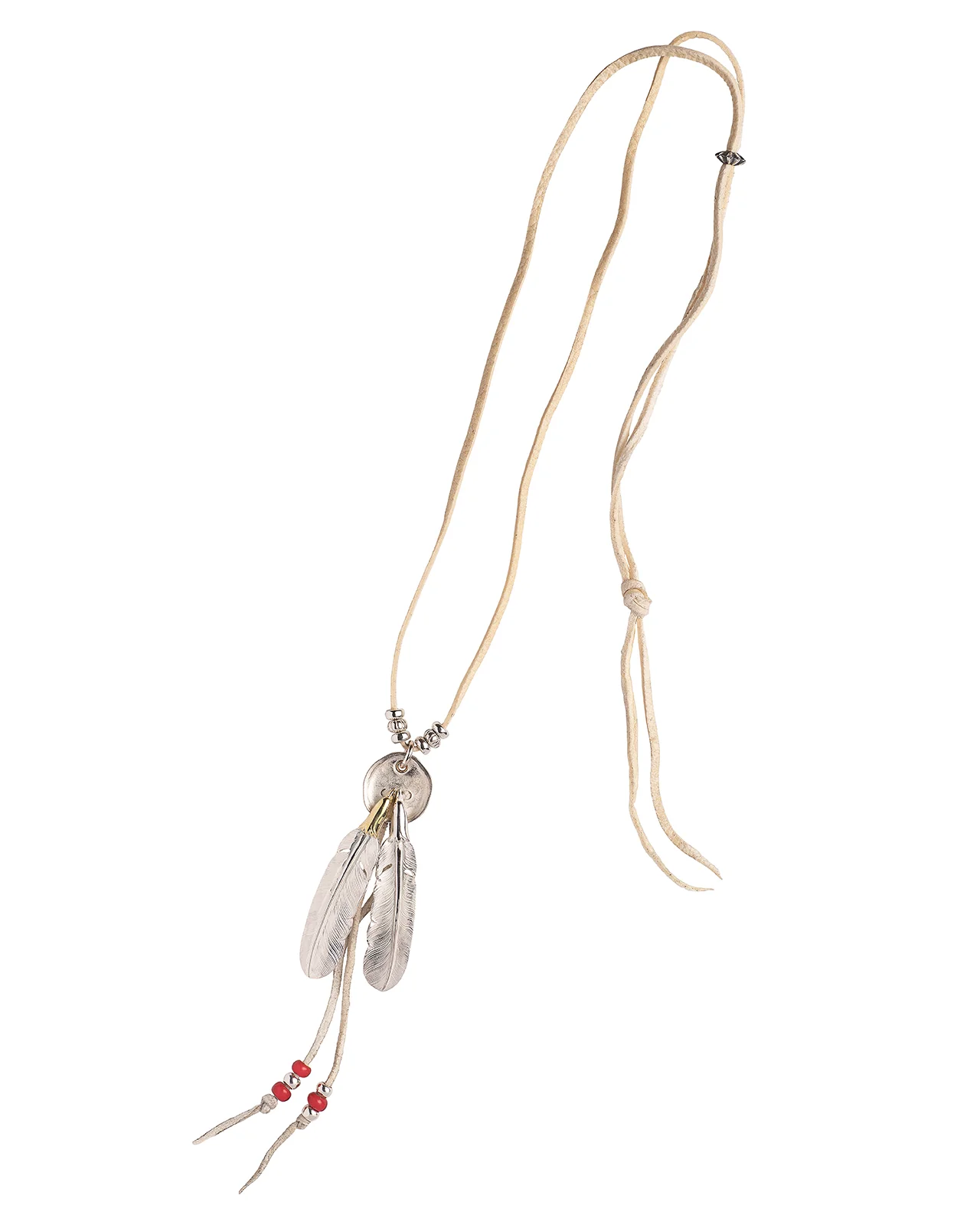 Larry Smith Double Feather Necklace Combination
