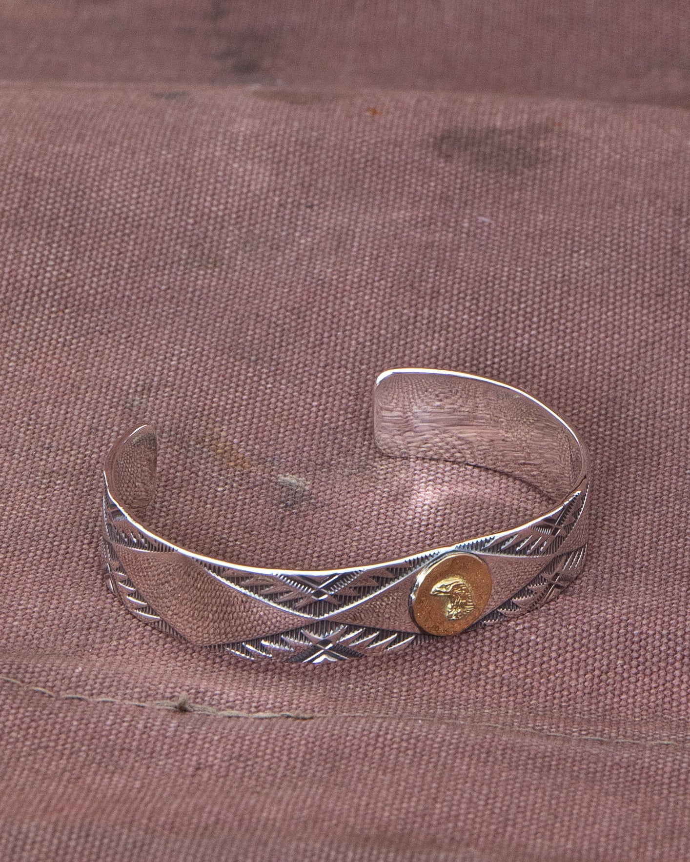 Larry Smith Eagle Head Bracelet - Image 3