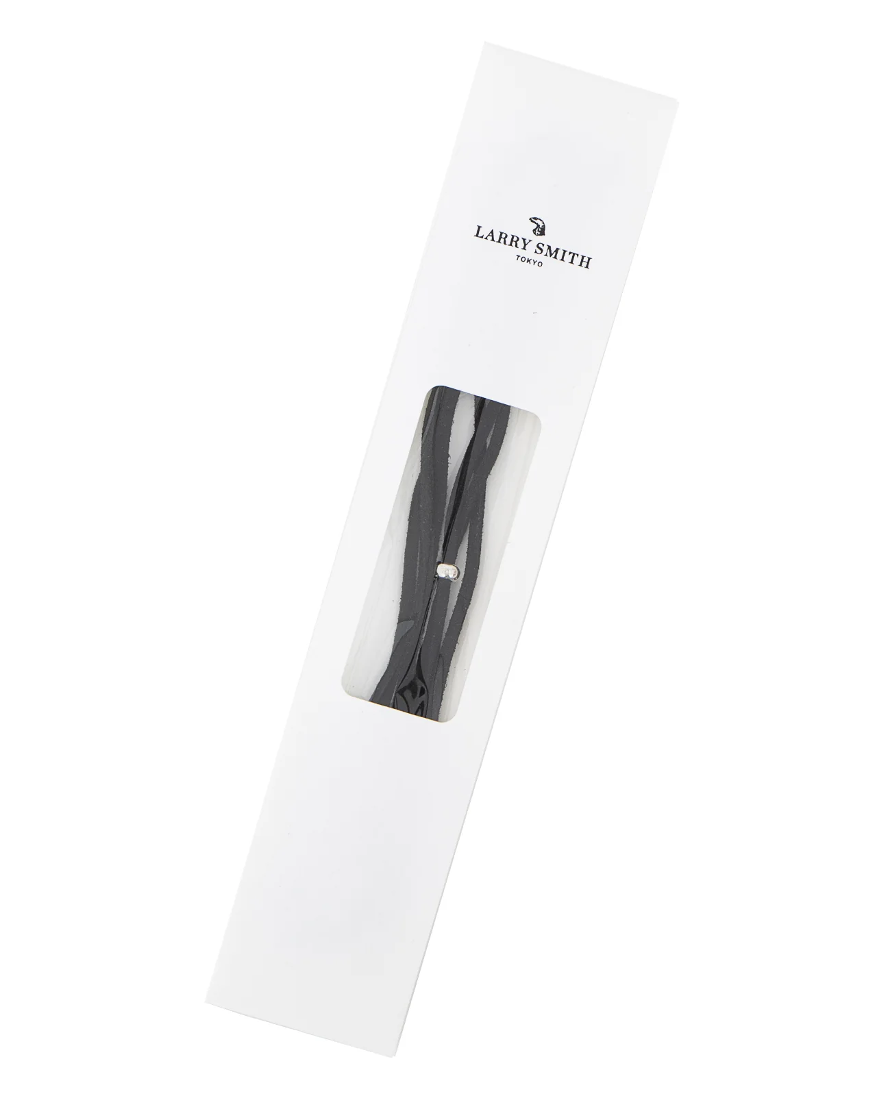 Larry Smith Kudu Lace With Silver Bead, Black