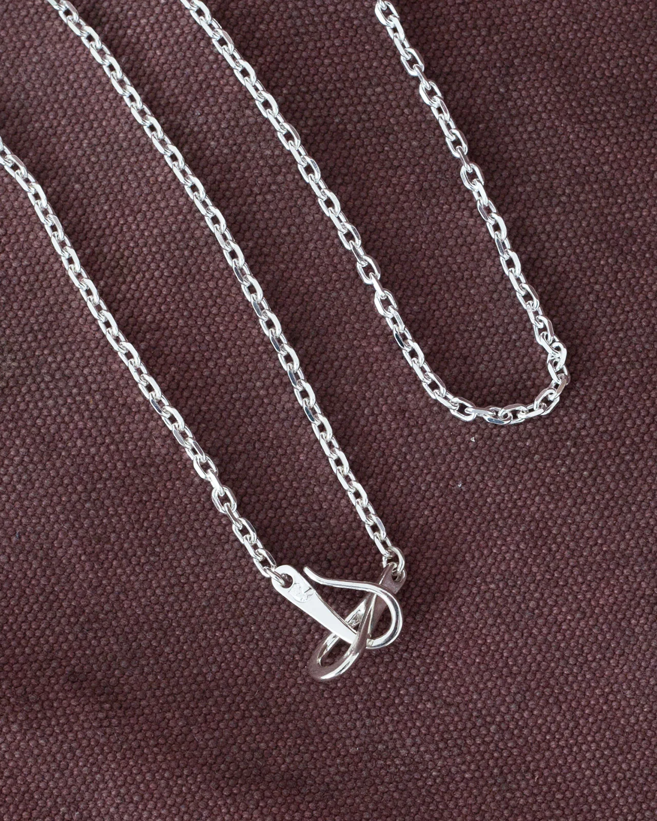 Larry Smith Silver Chain, 50cm, Small - Image 3